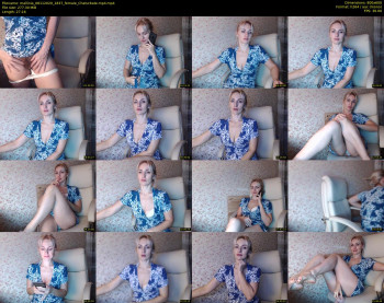 mallinia — 28 minute Chaturbate female cam show recording, 480p, Nov 8, 2020