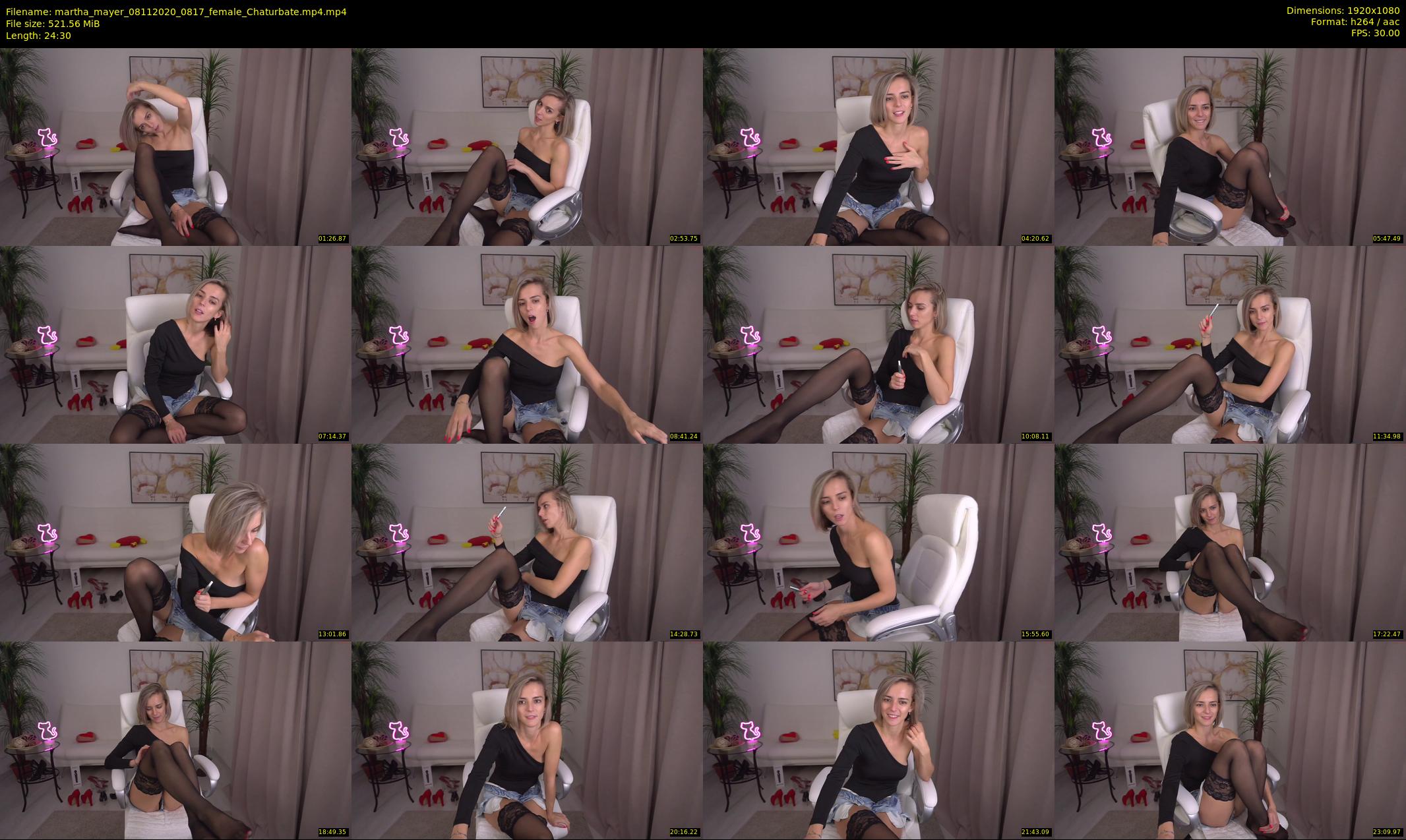martha_mayer — 25 minute Chaturbate female cam show recording, 1080p, Nov 8, 2020