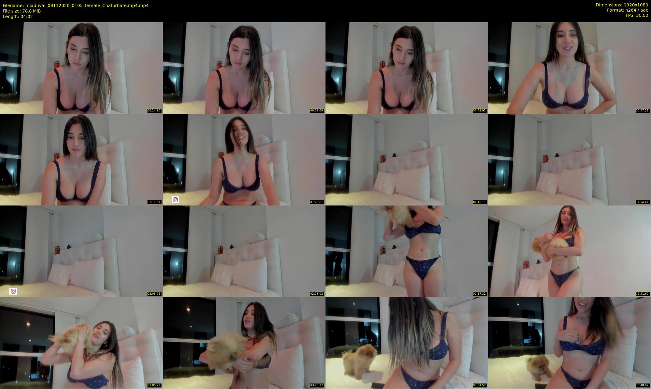 miaduval — 5 minute Chaturbate female cam show recording, 1080p, Nov 9, 2020