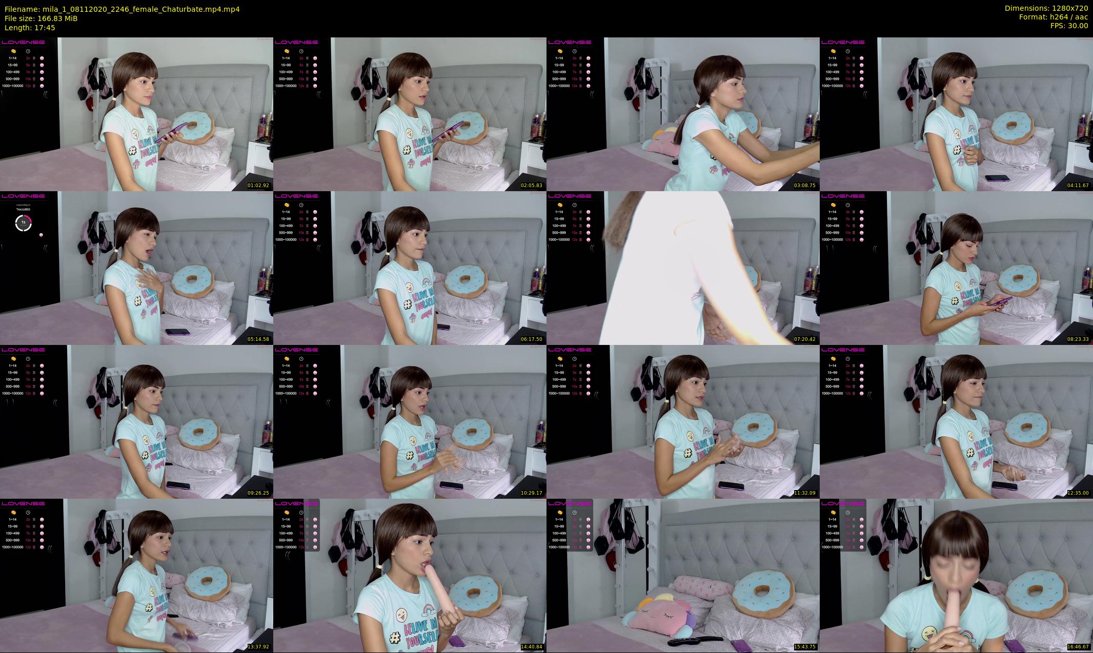 mila_1 — 18 minute Chaturbate female cam show recording, 720p, Nov 8, 2020