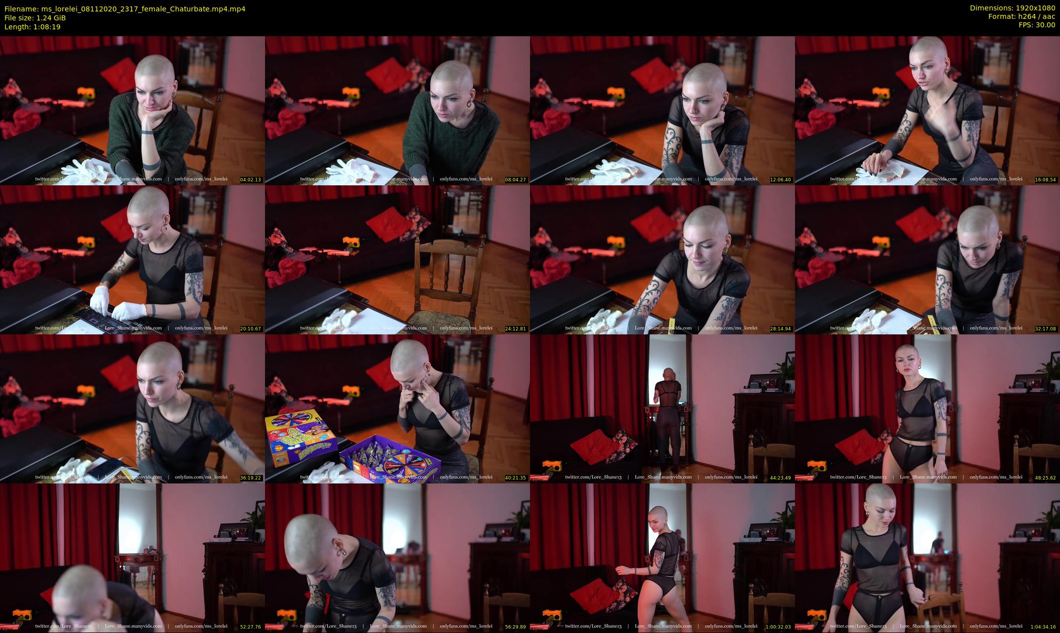 ms_lorelei — 69 minute Chaturbate female cam show recording, 1080p, Nov 8, 2020