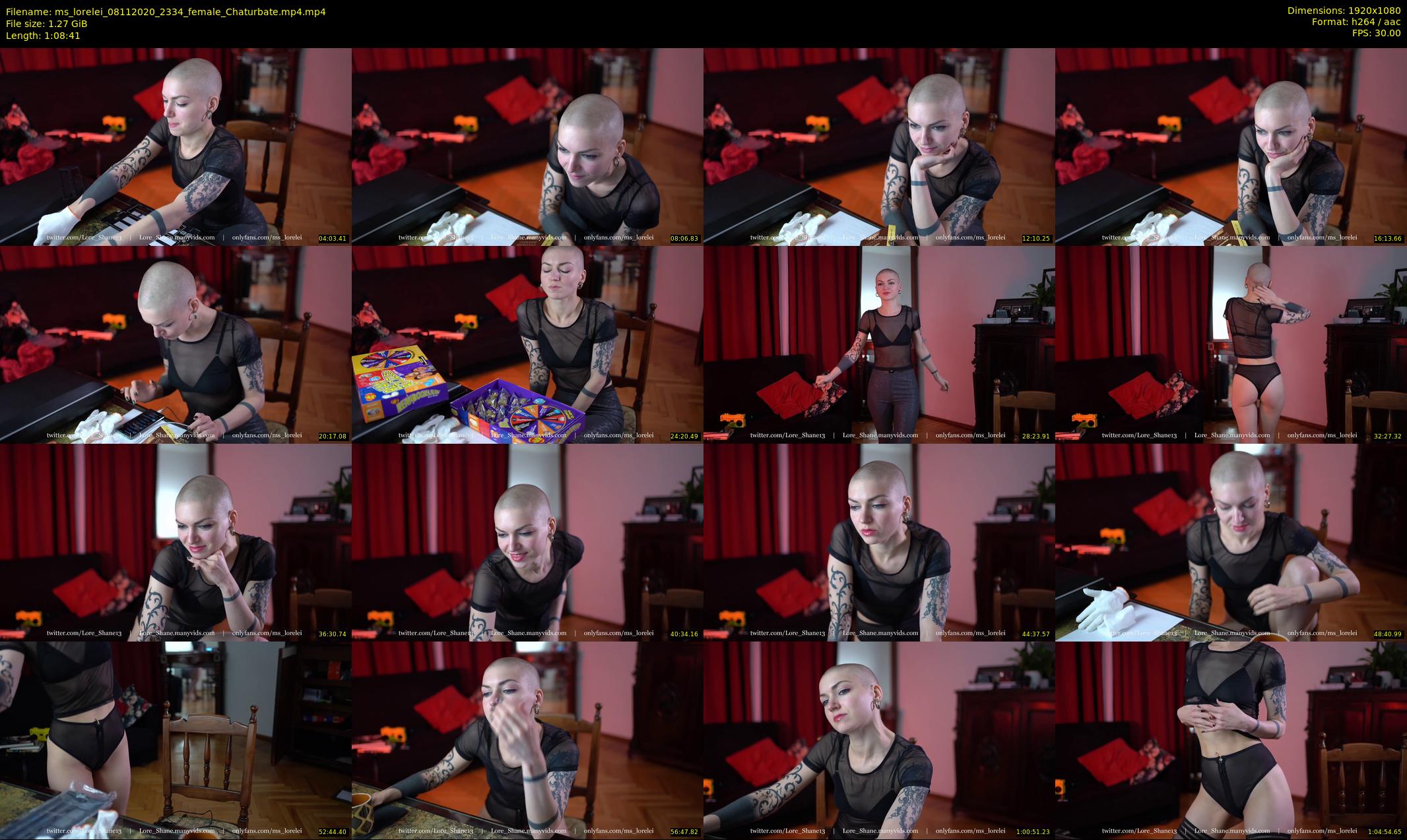 ms_lorelei — 69 minute Chaturbate female cam show recording, 1080p, Nov 8, 2020