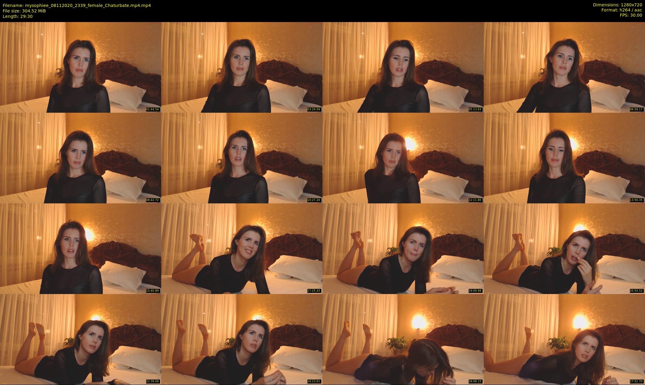 mysophiee — 30 minute Chaturbate female cam show recording, 720p, Nov 8, 2020