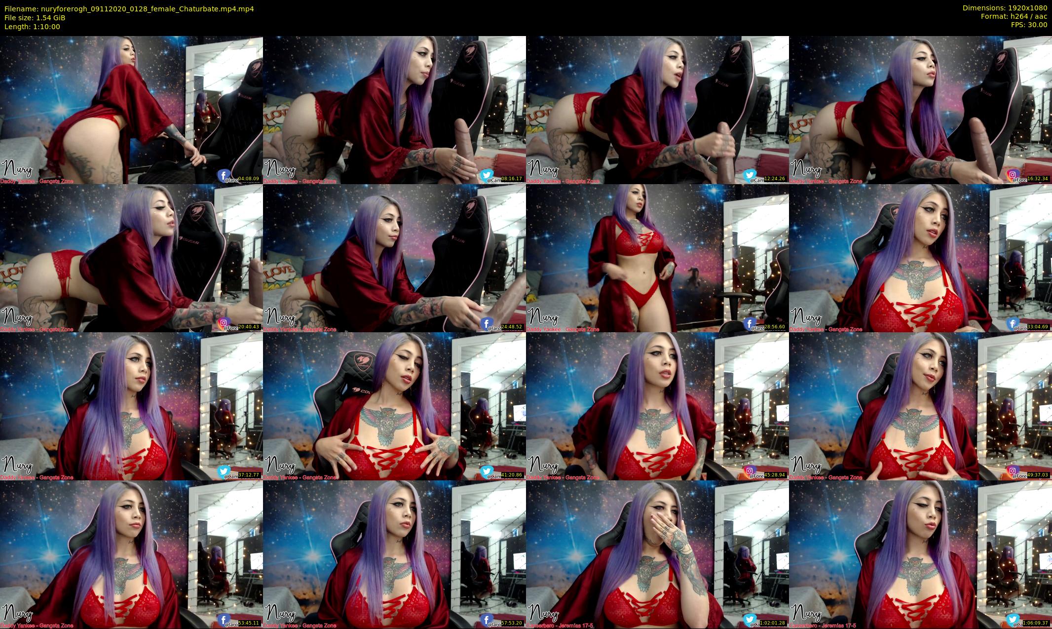 nuryforerogh — 70 minute Chaturbate female cam show recording, 1080p, Nov 9, 2020