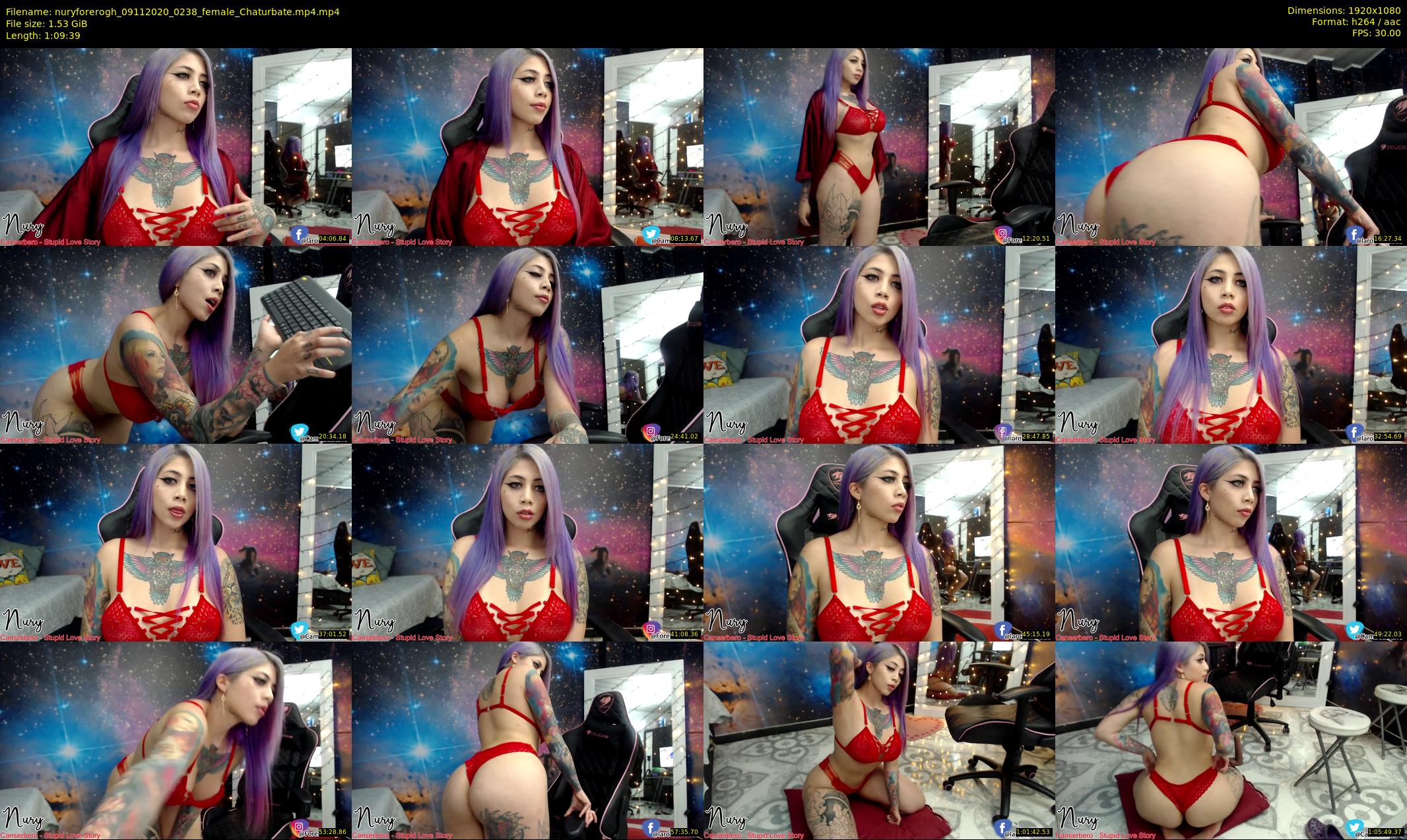 nuryforerogh — 70 minute Chaturbate female cam show recording, 1080p, Nov 9, 2020