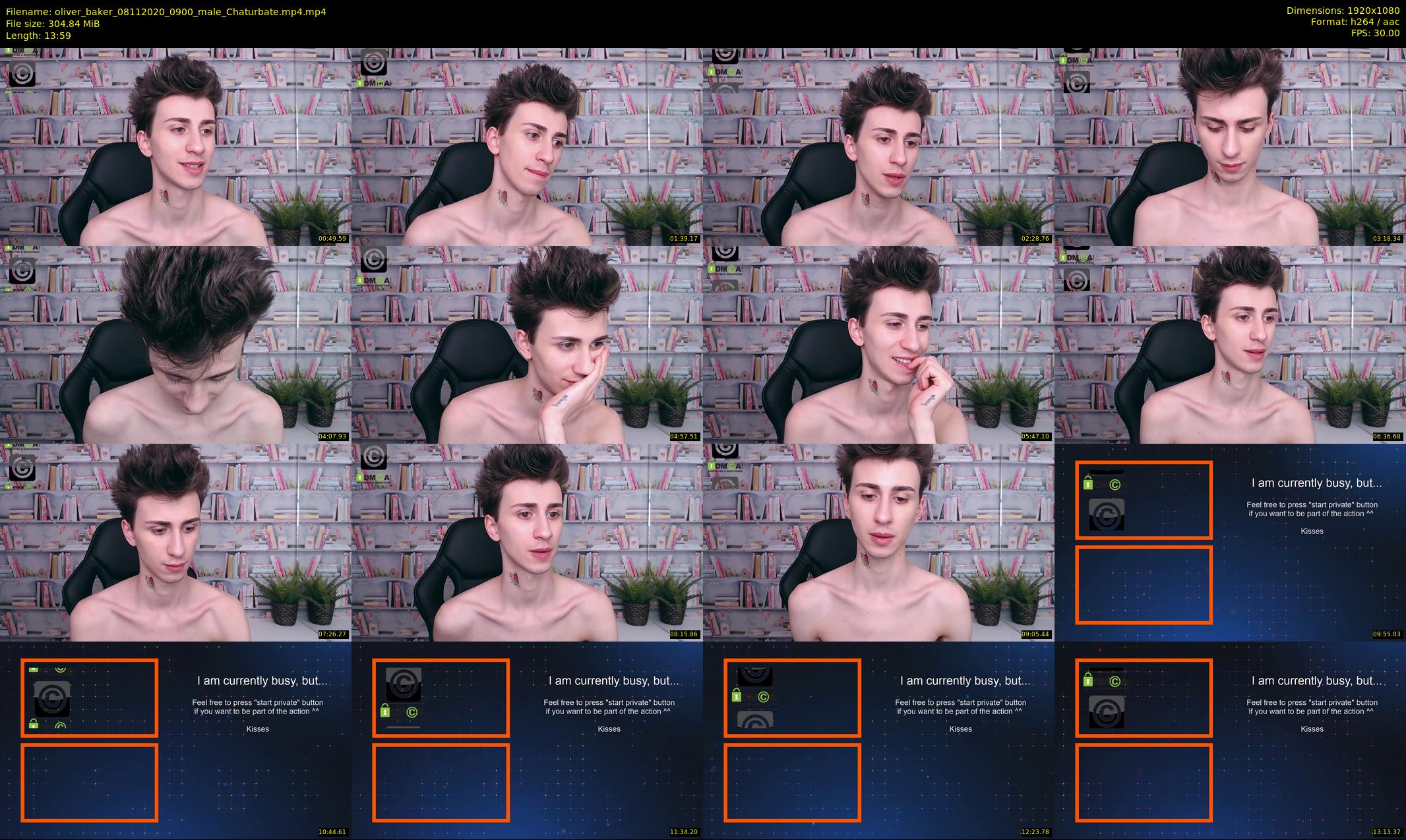 oliver_baker — 14 minute Chaturbate male cam show recording, 1080p, Nov 8, 2020