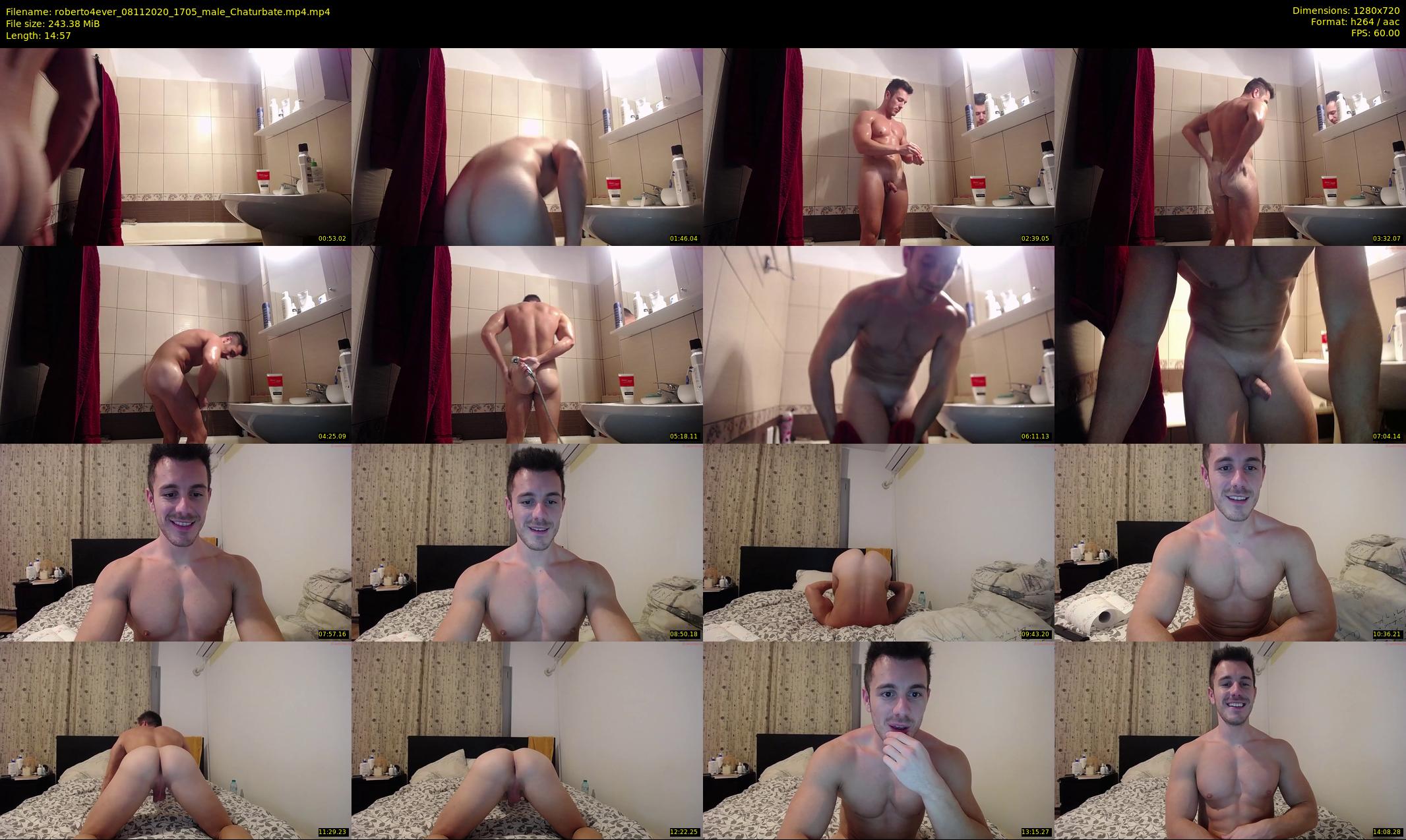 roberto4ever — 15 minute Chaturbate male cam show recording, 720p, Nov 8, 2020