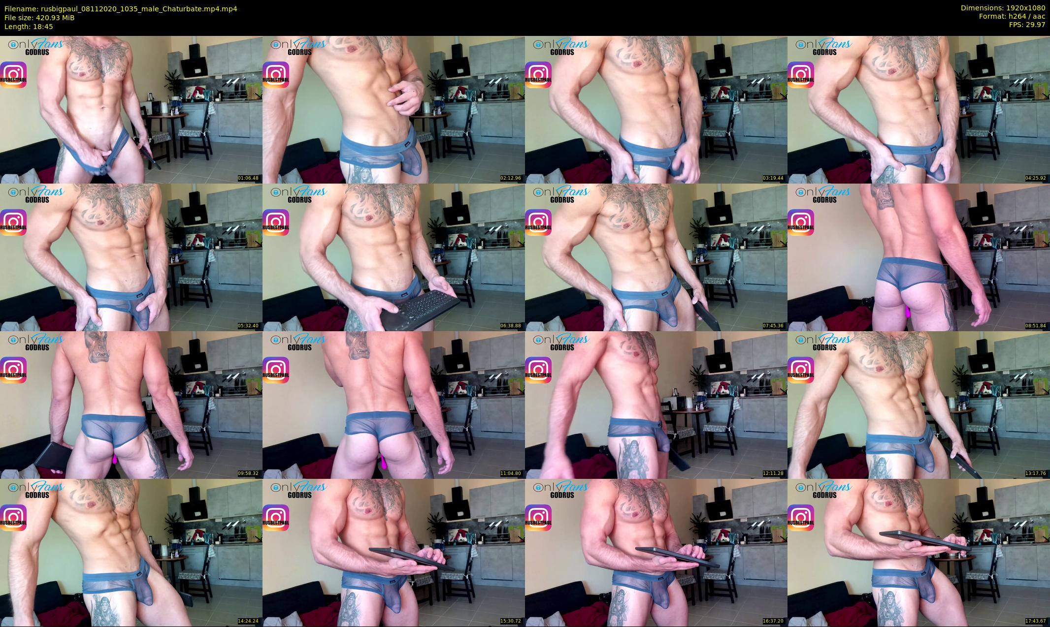 rusbigpaul — 19 minute Chaturbate male cam show recording, 1080p, Nov 8, 2020