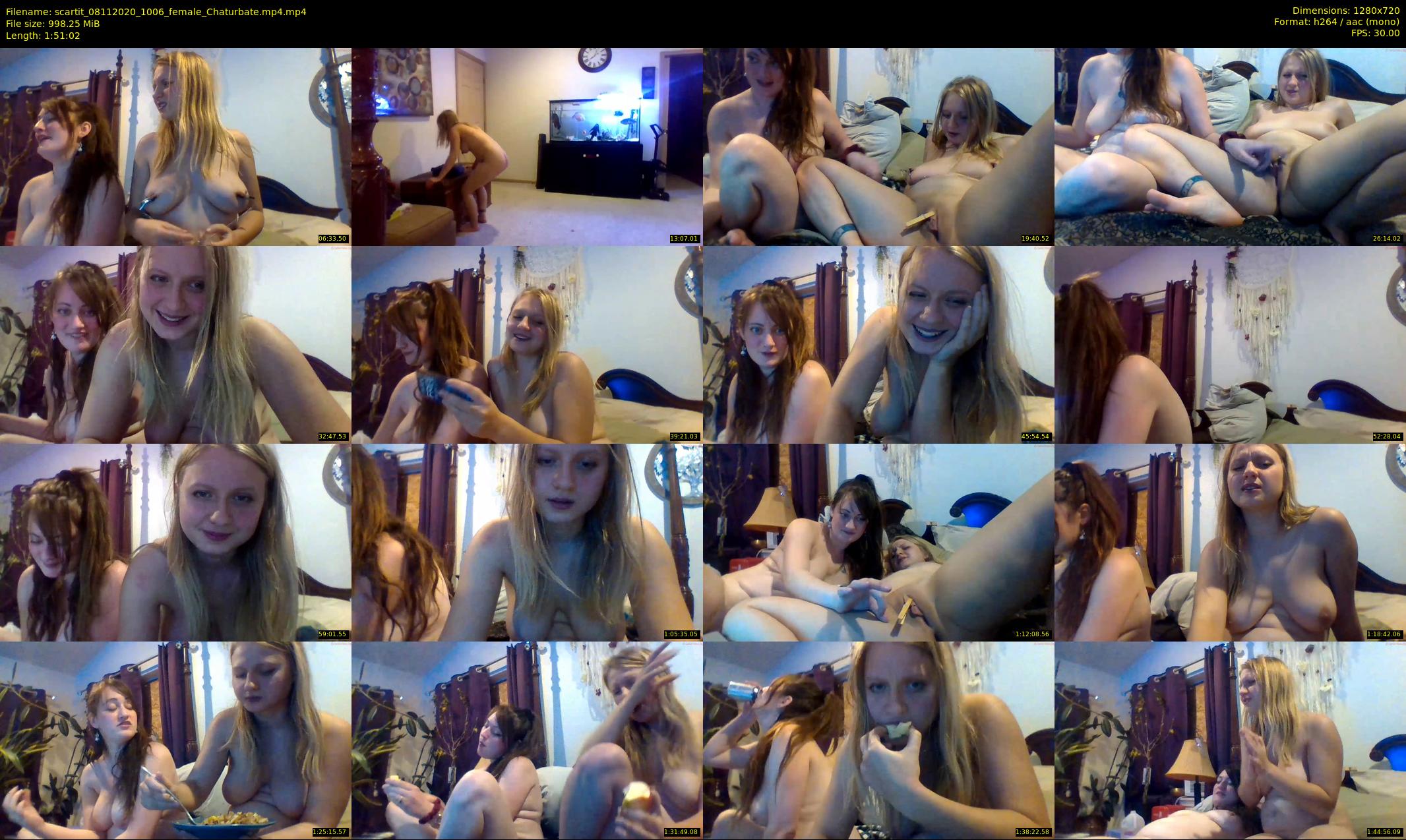 scartit — 112 minute Chaturbate female cam show recording, 720p, Nov 8, 2020