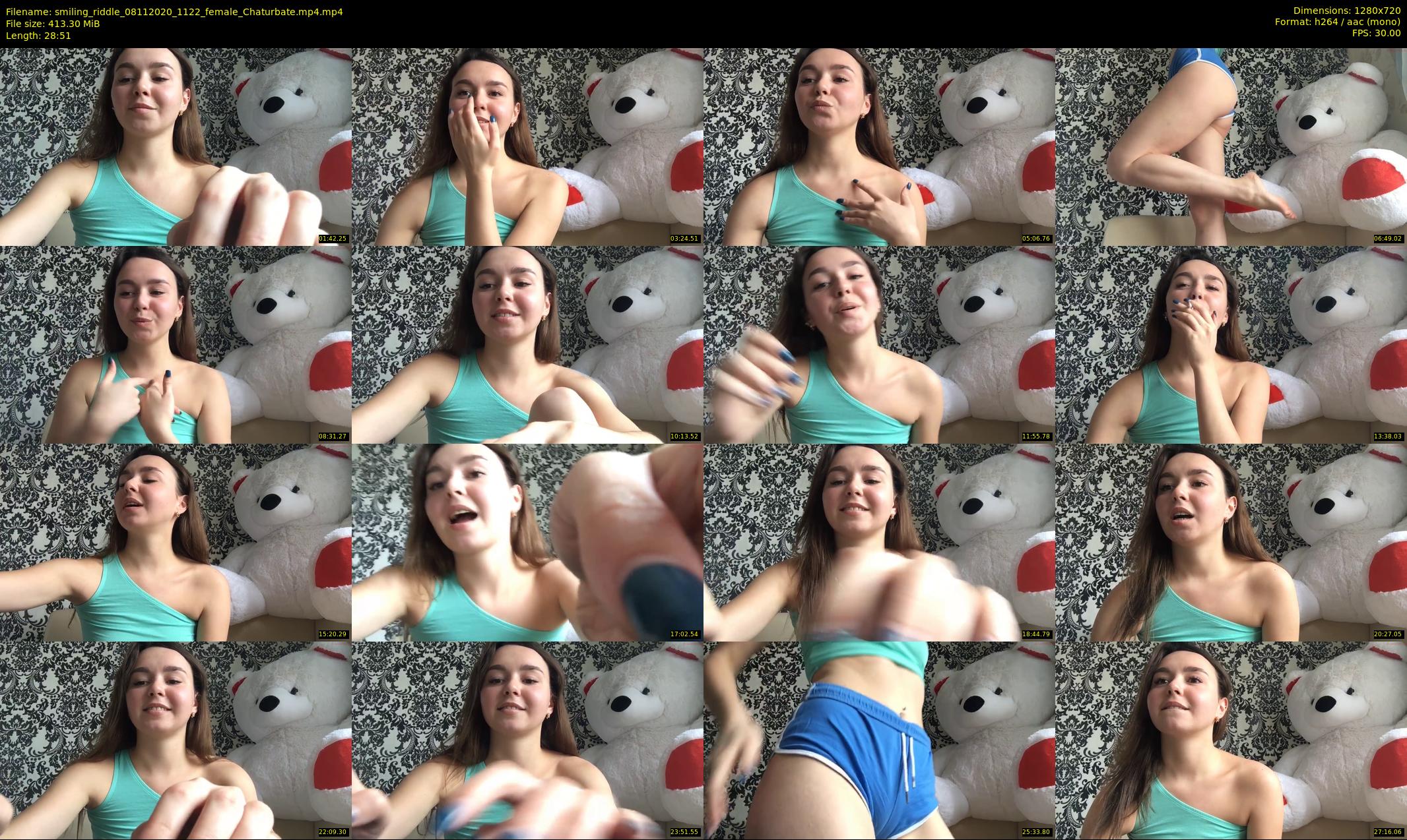 smiling_riddle — 29 minute Chaturbate female cam show recording, 720p, Nov 8, 2020