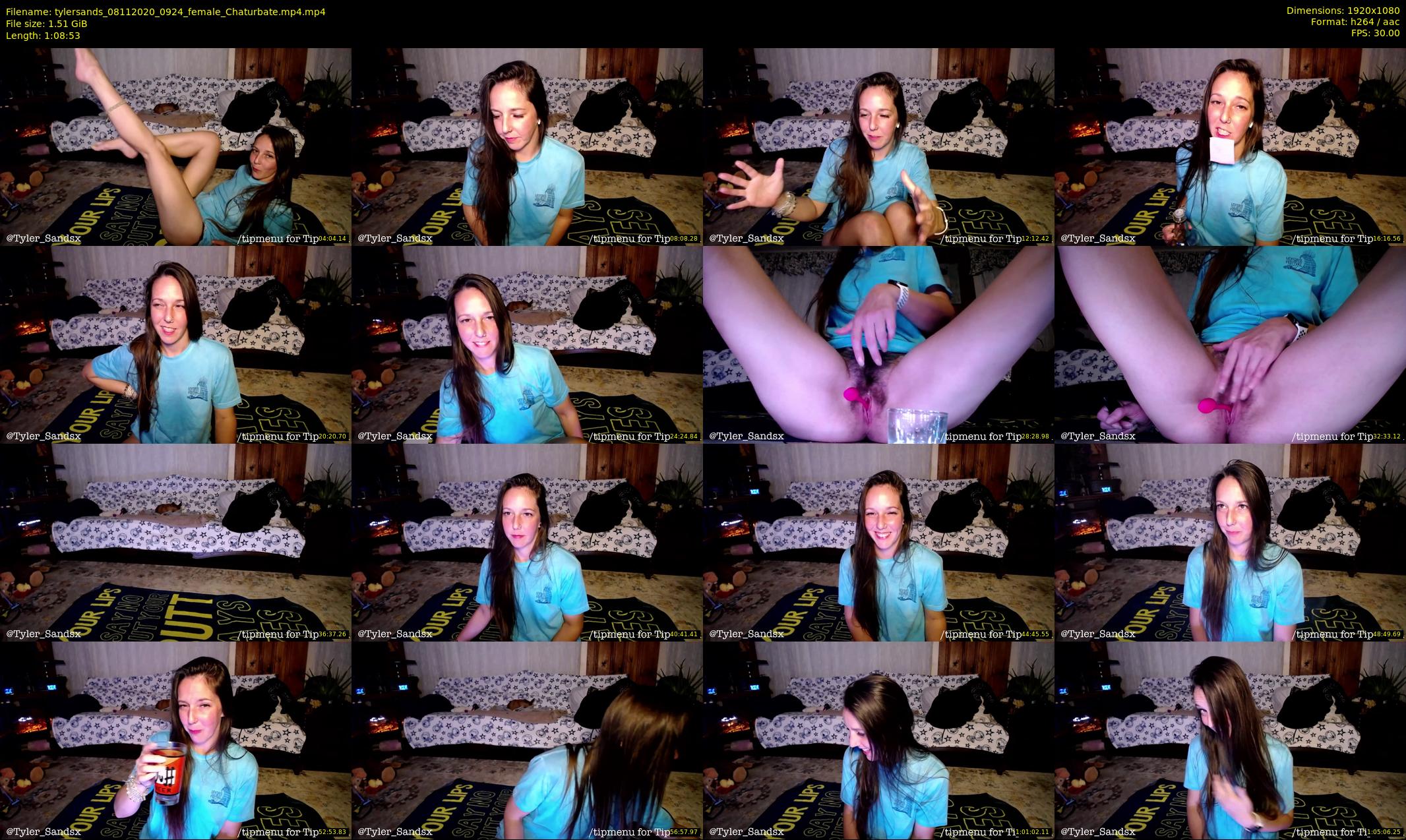 tylersands — 69 minute Chaturbate female cam show recording, 1080p, Nov 8, 2020
