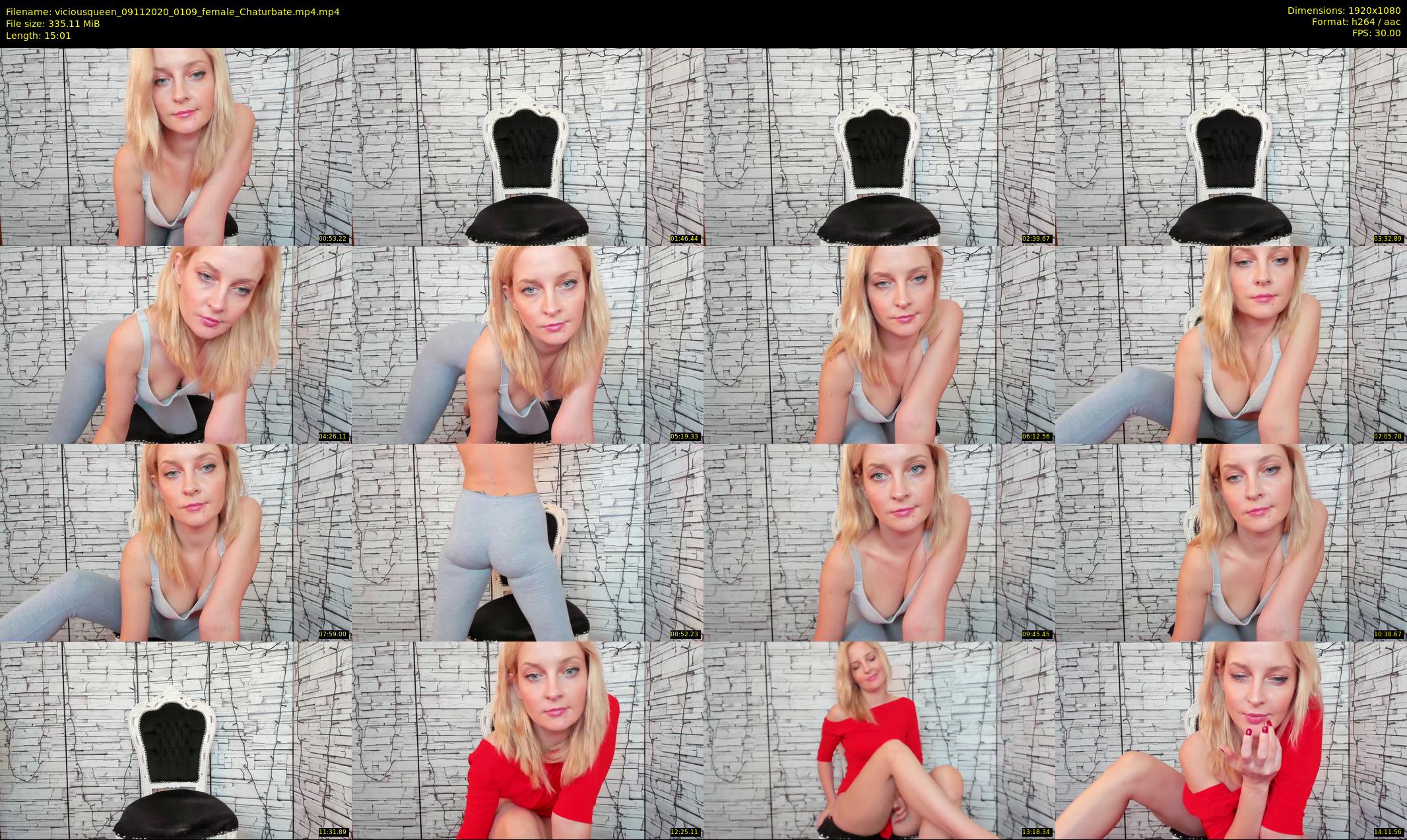 viciousqueen — 16 minute Chaturbate female cam show recording, 1080p, Nov 9, 2020