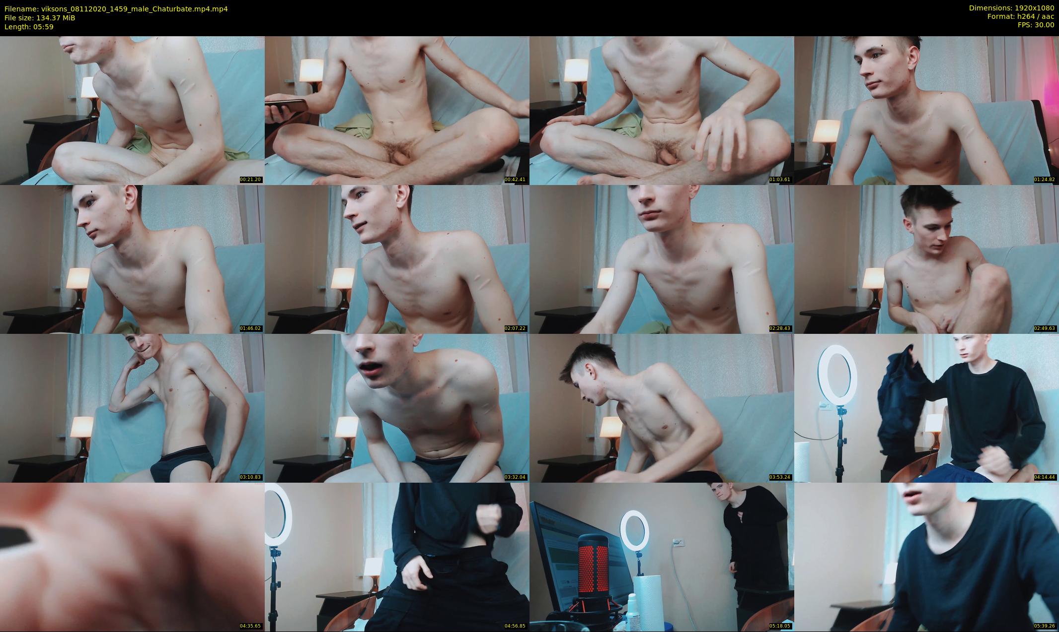 viksons — 6 minute Chaturbate male cam show recording, 1080p, Nov 8, 2020