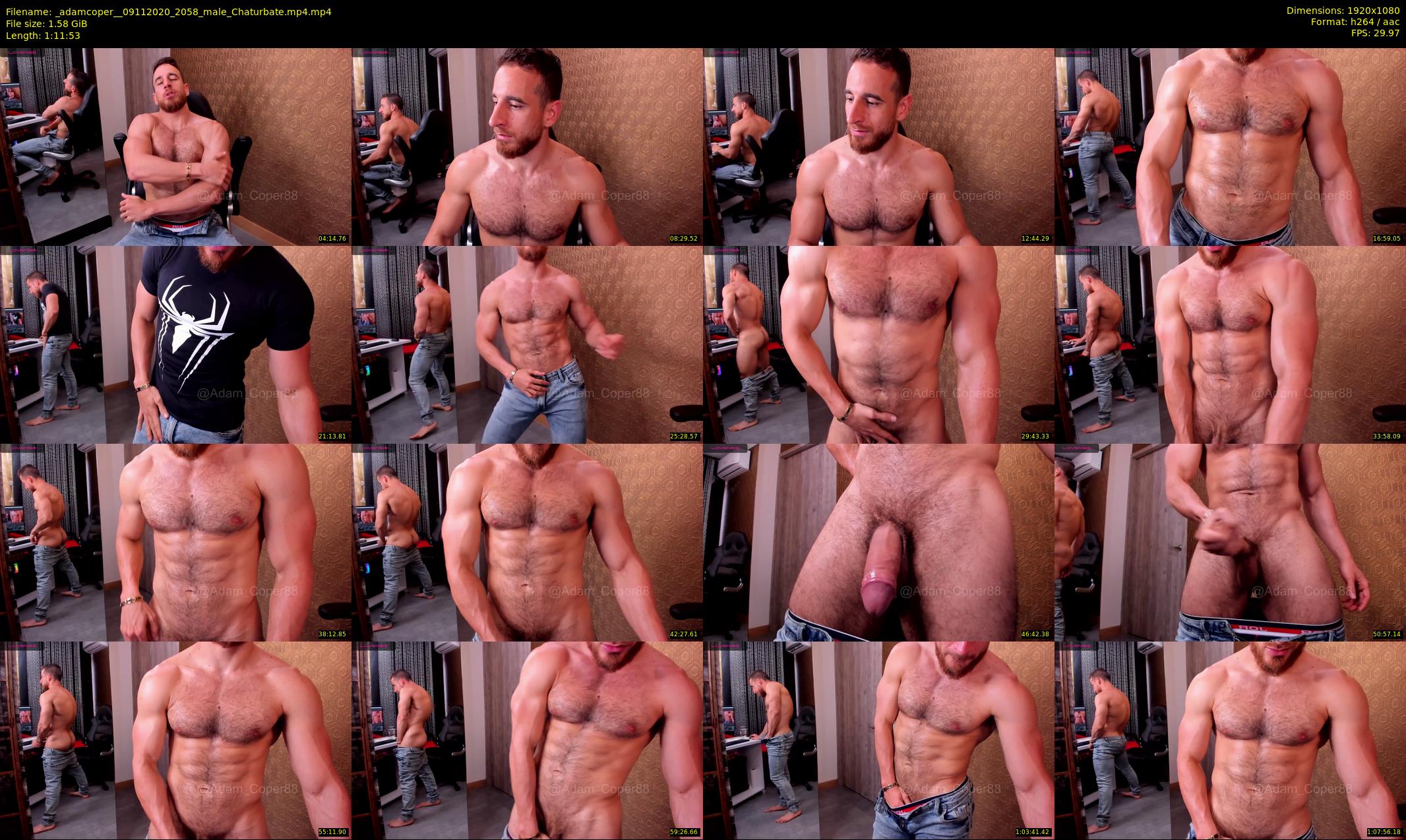 _adamcoper_ — 72 minute Chaturbate male cam show recording, 1080p, Nov 9, 2020