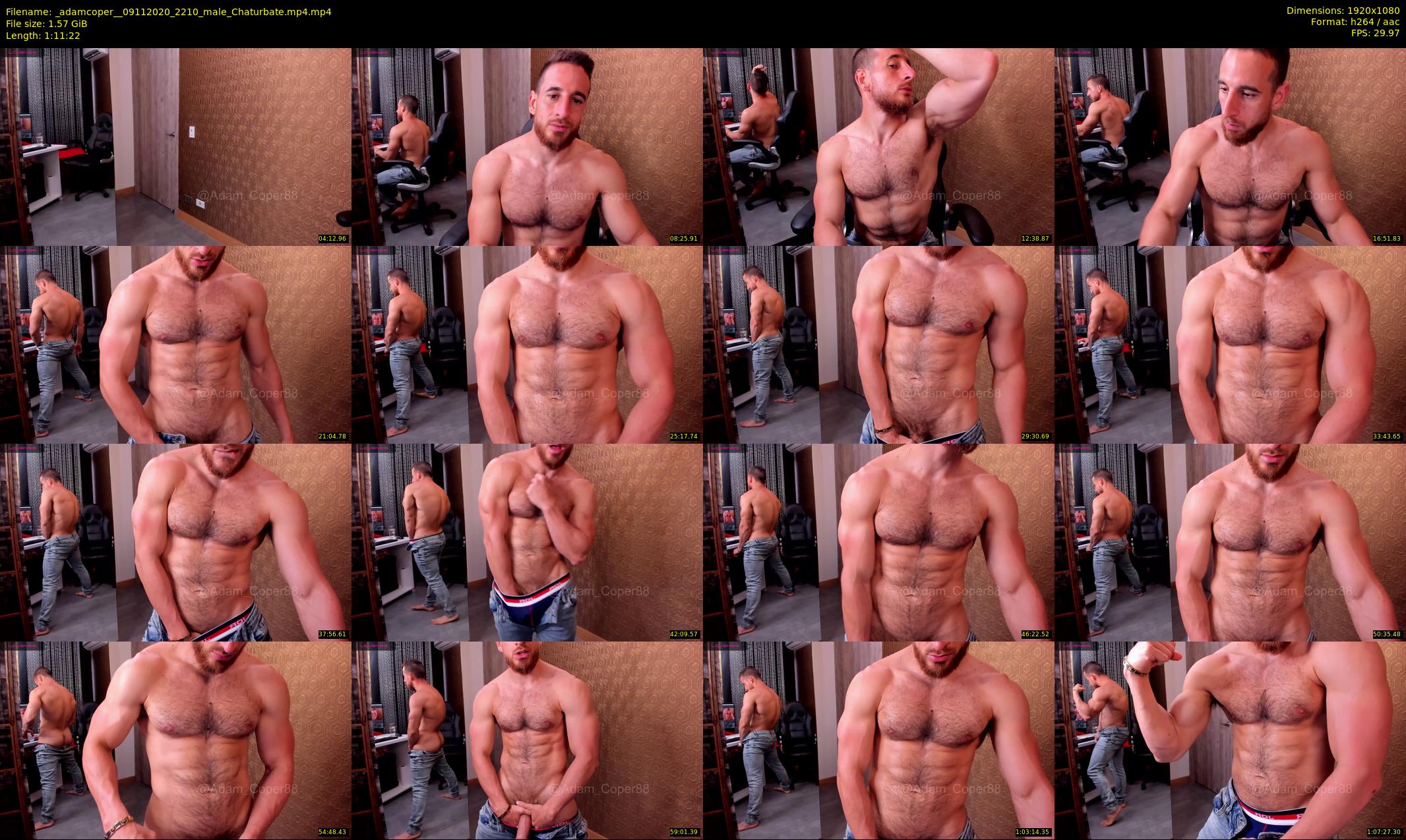 _adamcoper_ — 72 minute Chaturbate male cam show recording, 1080p, Nov 9, 2020