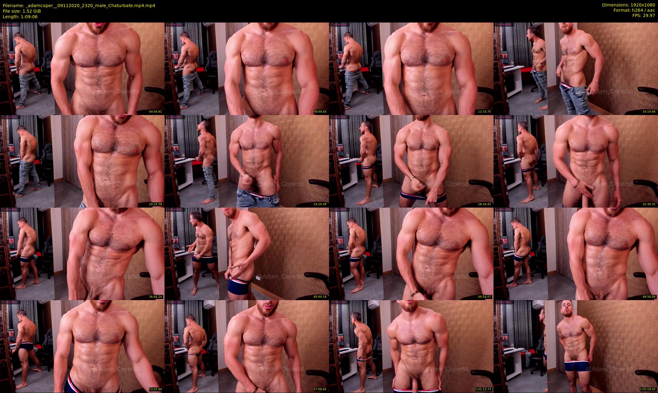 _adamcoper_ — 70 minute Chaturbate male cam show recording, 1080p, Nov 9, 2020