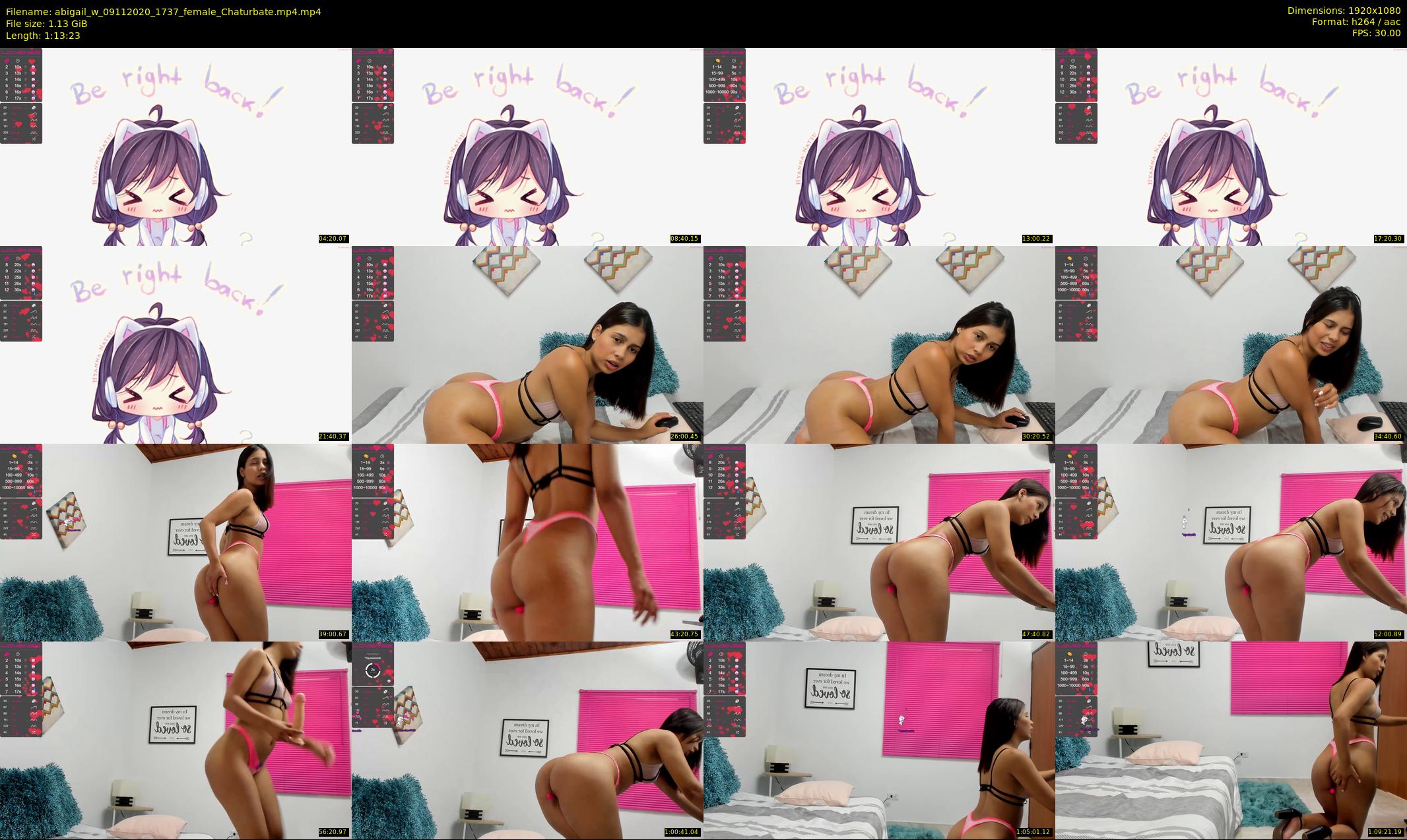 abigail_w — 74 minute Chaturbate female cam show recording, 1080p, Nov 9, 2020