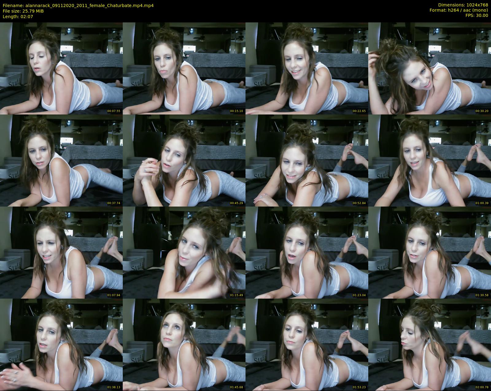 alannarack — 3 minute Chaturbate female cam show recording, 720p, Nov 9, 2020