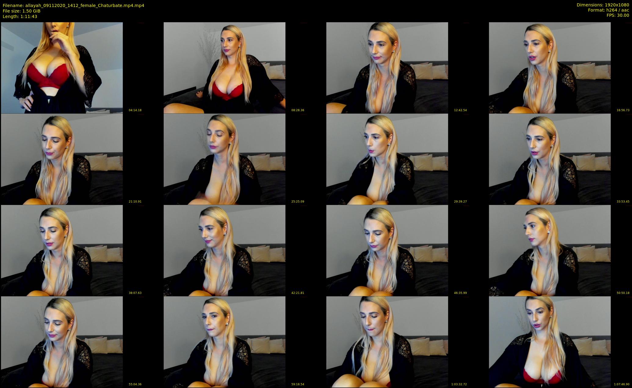 allayah — 72 minute Chaturbate female cam show recording, 1080p, Nov 9, 2020