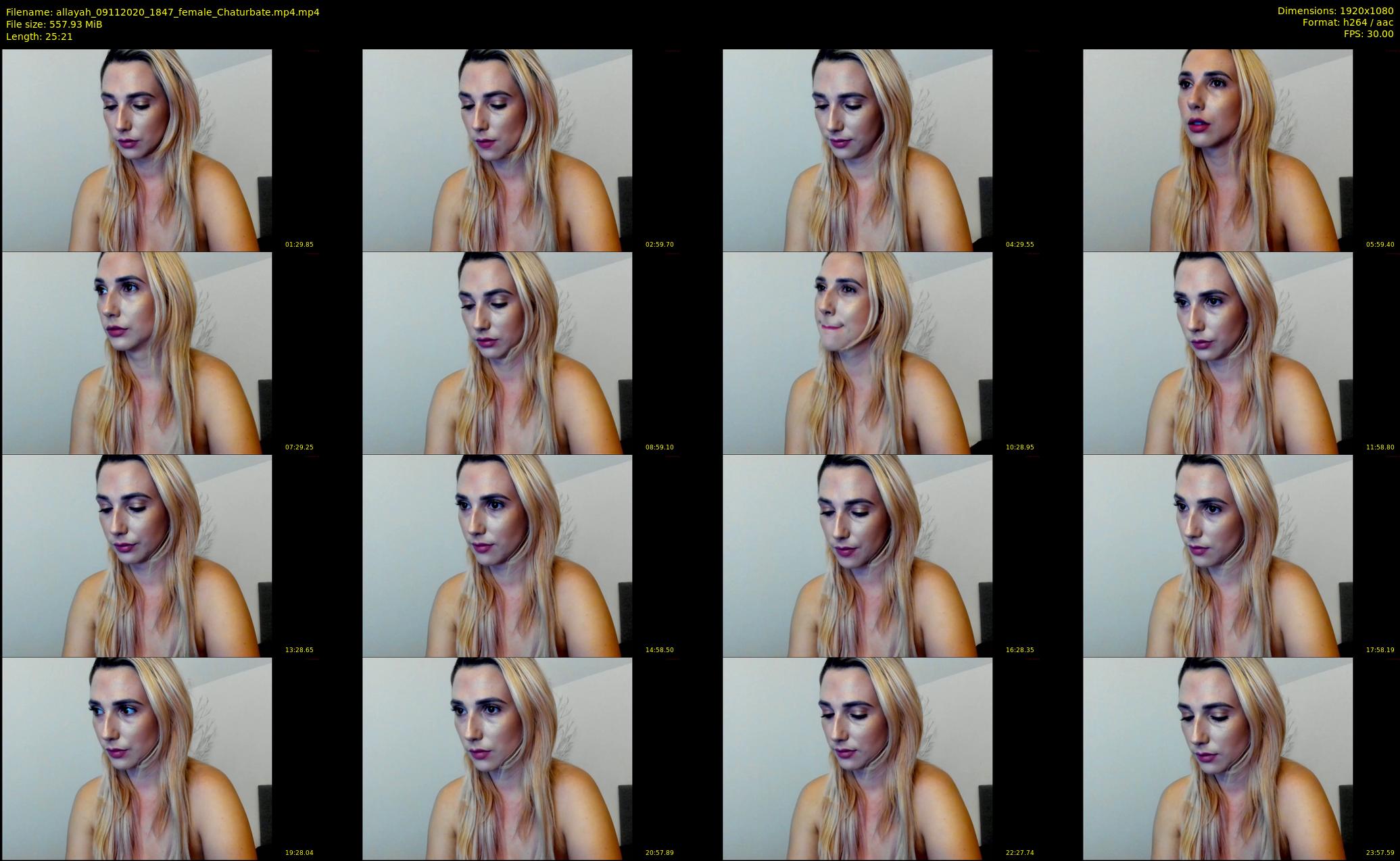 allayah — 26 minute Chaturbate female cam show recording, 1080p, Nov 9, 2020