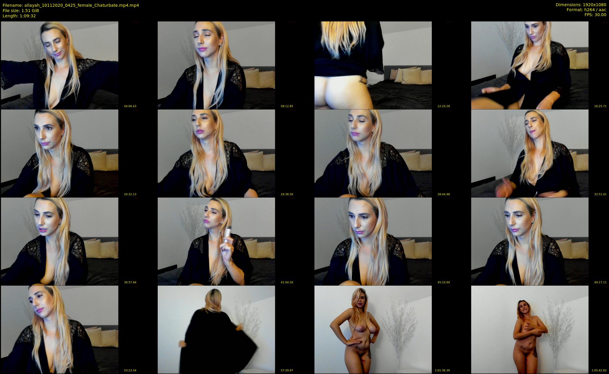 allayah — 70 minute Chaturbate female cam show recording, 1080p, Nov 10, 2020