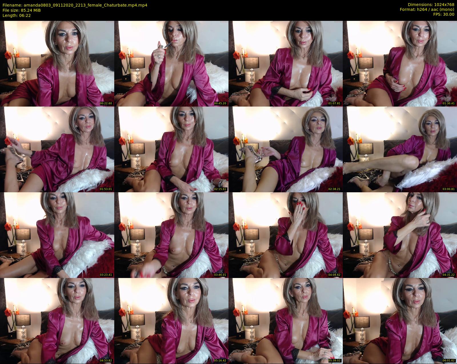 amanda0803 — 7 minute Chaturbate female cam show recording, 720p, Nov 9, 2020