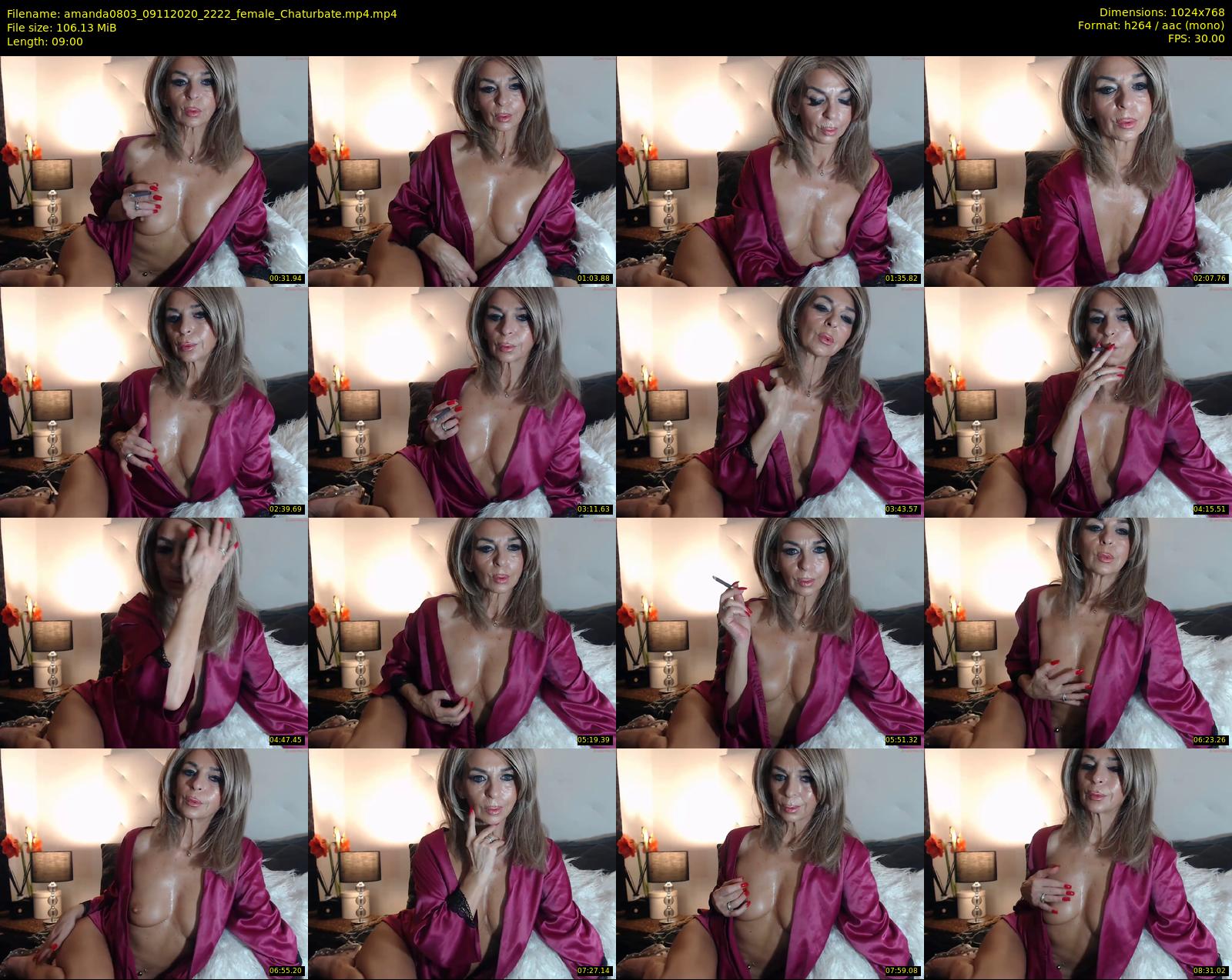 amanda0803 — 9 minute Chaturbate female cam show recording, 720p, Nov 9, 2020