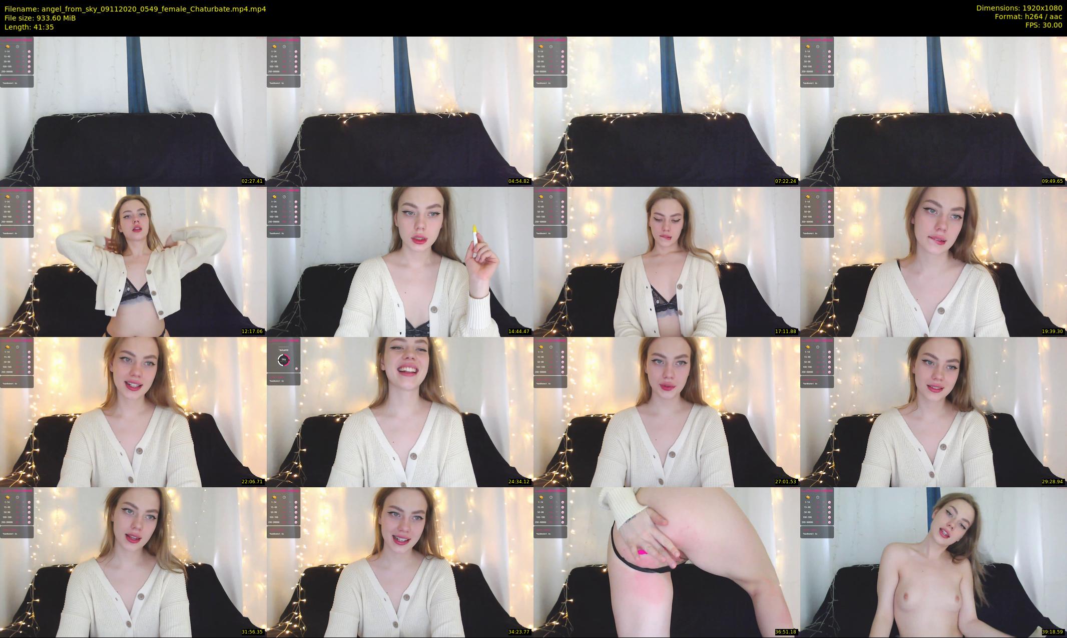 angel_from_sky — 42 minute Chaturbate female cam show recording, 1080p, Nov 9, 2020