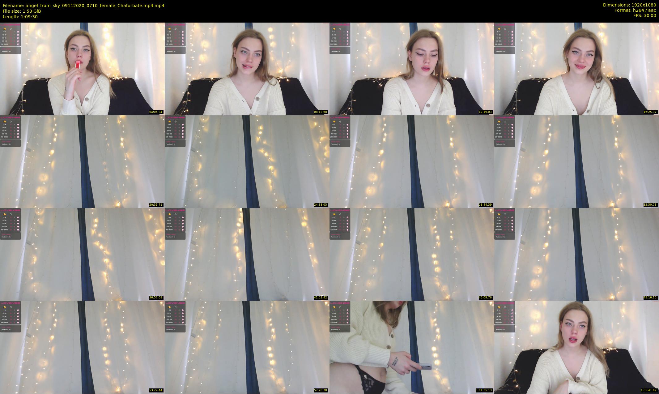 angel_from_sky — 70 minute Chaturbate female cam show recording, 1080p, Nov 9, 2020