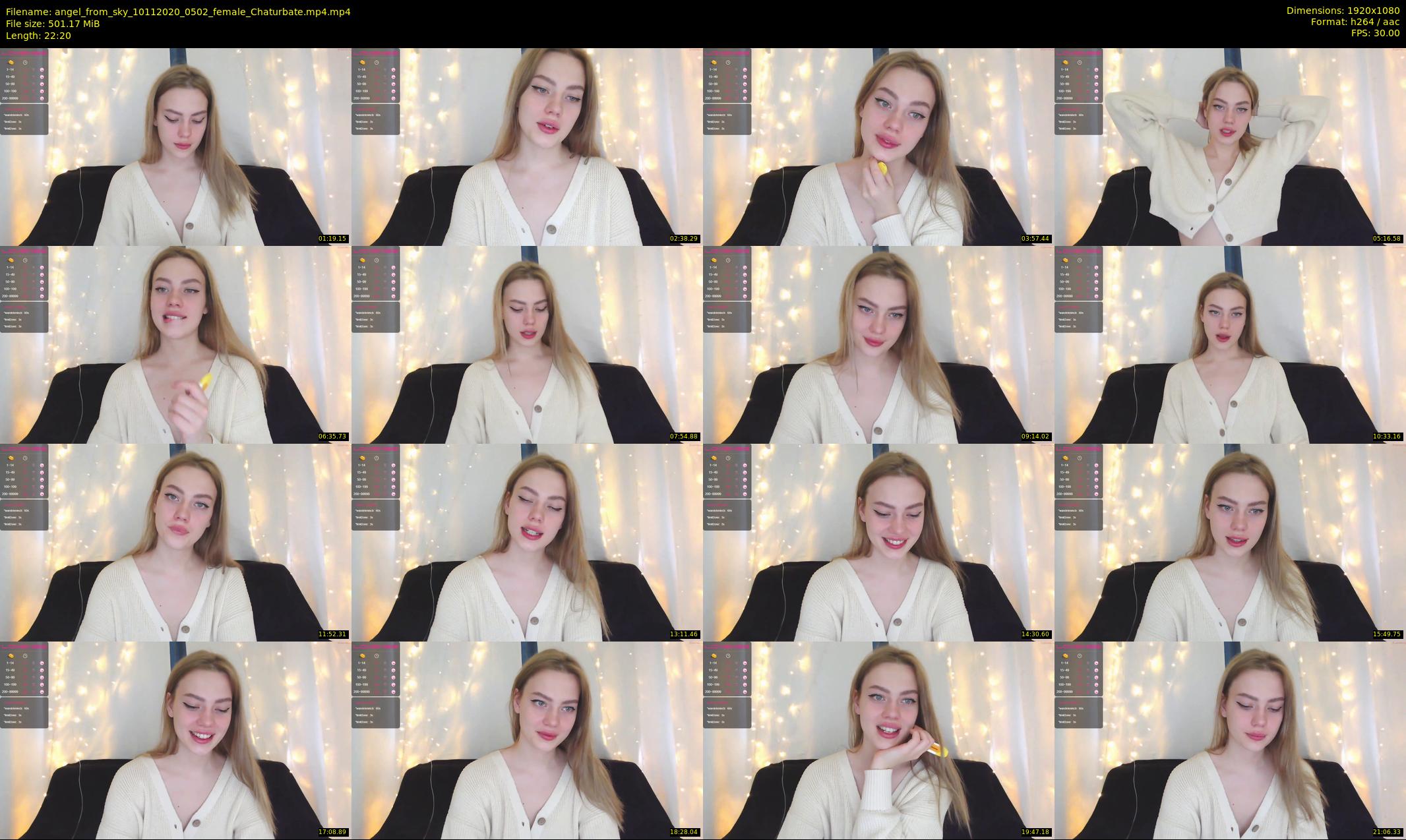 angel_from_sky — 23 minute Chaturbate female cam show recording, 1080p, Nov 10, 2020