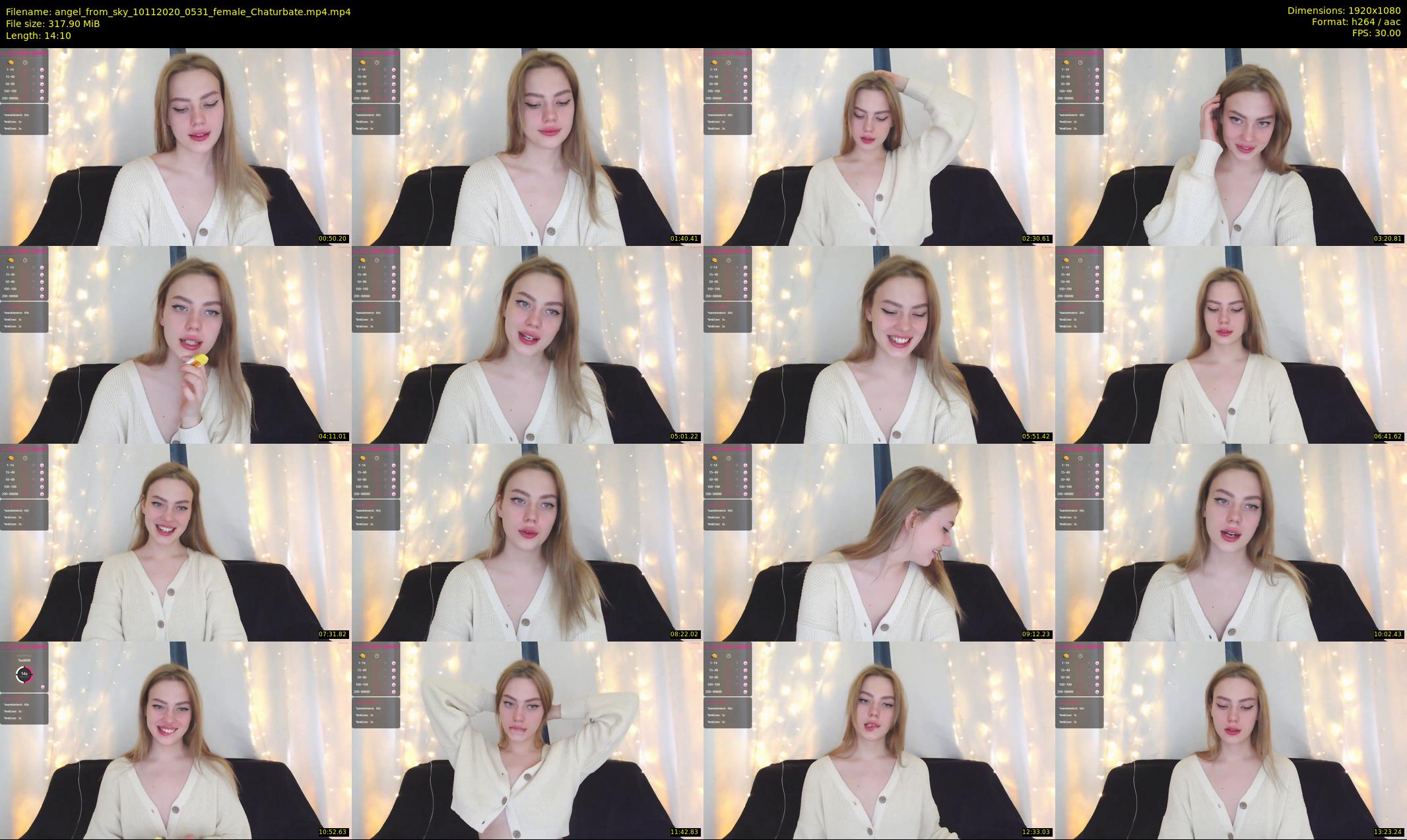 angel_from_sky — 15 minute Chaturbate female cam show recording, 1080p, Nov 10, 2020