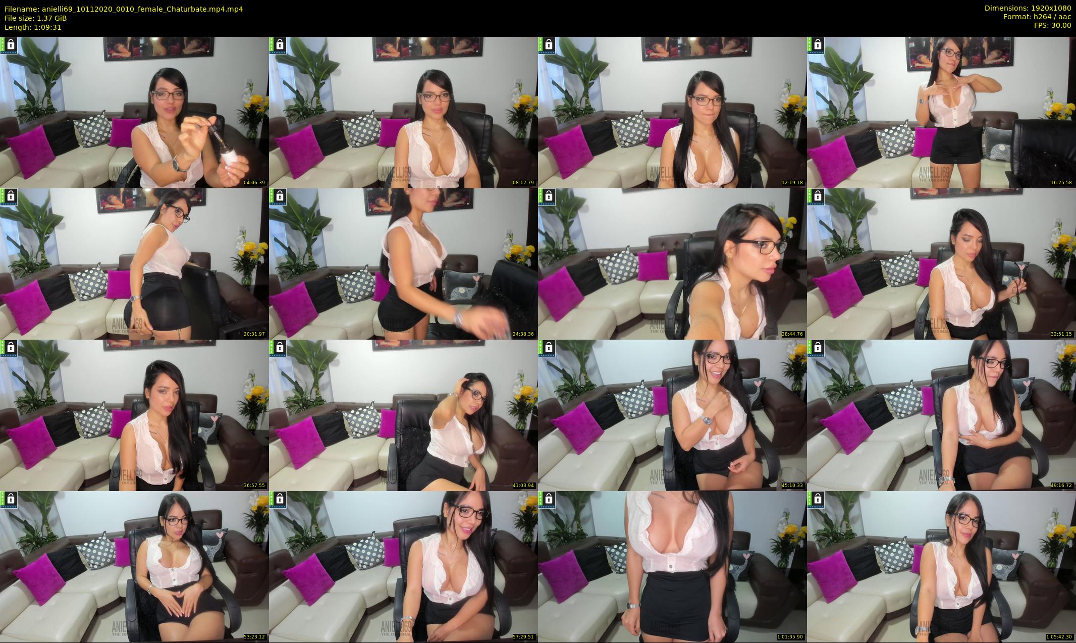 anielli69 — 70 minute Chaturbate female cam show recording, 1080p, Nov 10, 2020