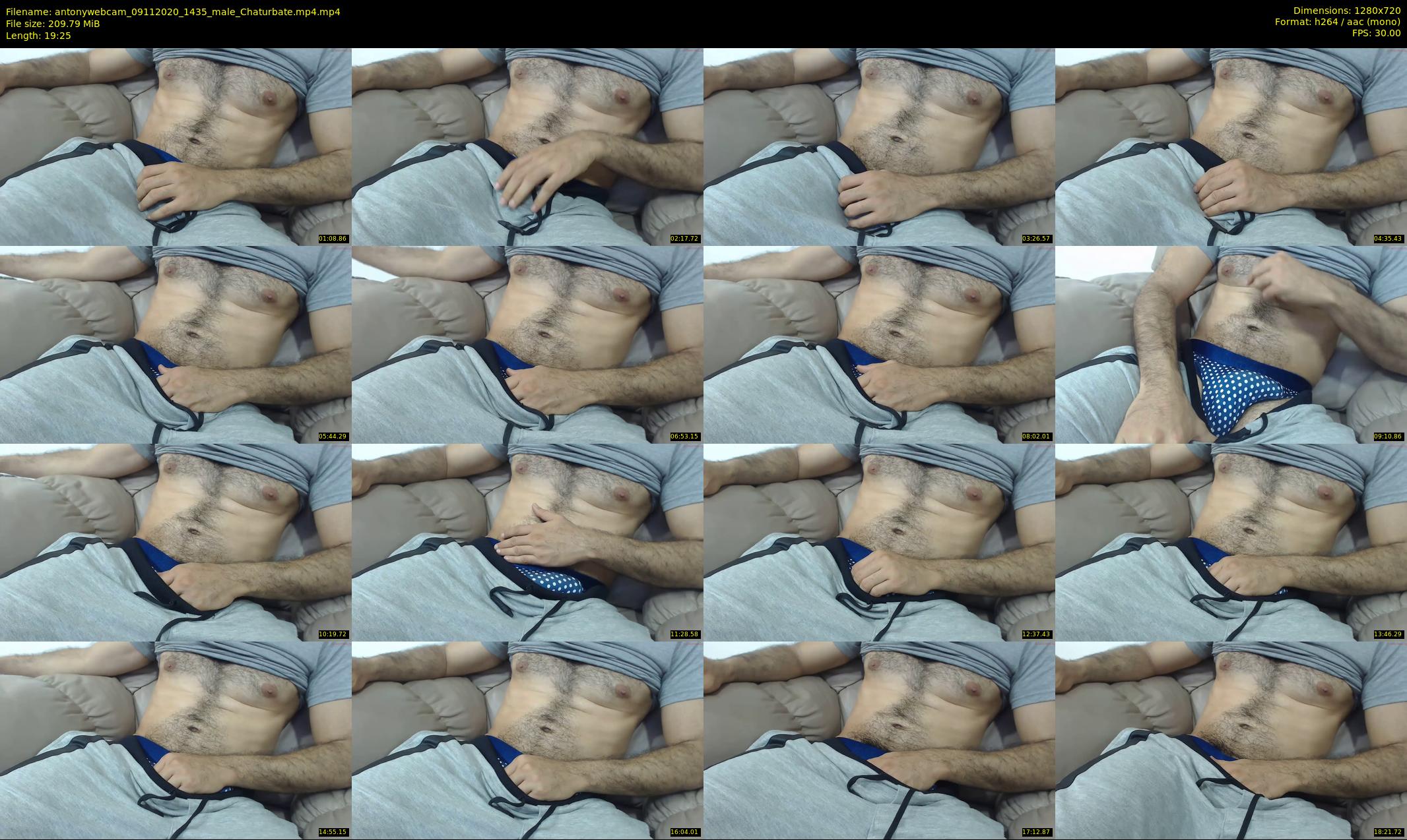 antonywebcam — 20 minute Chaturbate male cam show recording, 720p, Nov 9, 2020