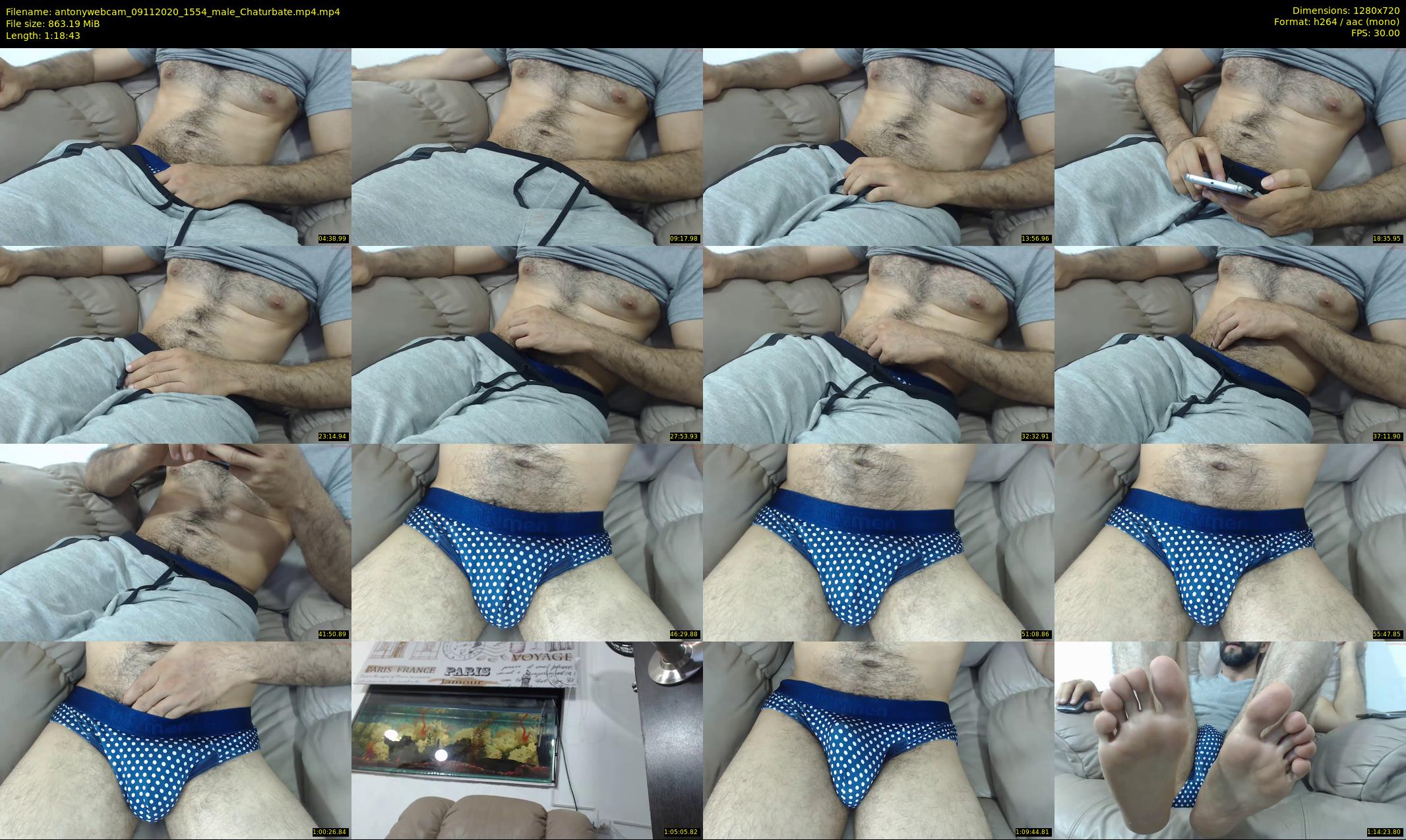 antonywebcam — 79 minute Chaturbate male cam show recording, 720p, Nov 9, 2020