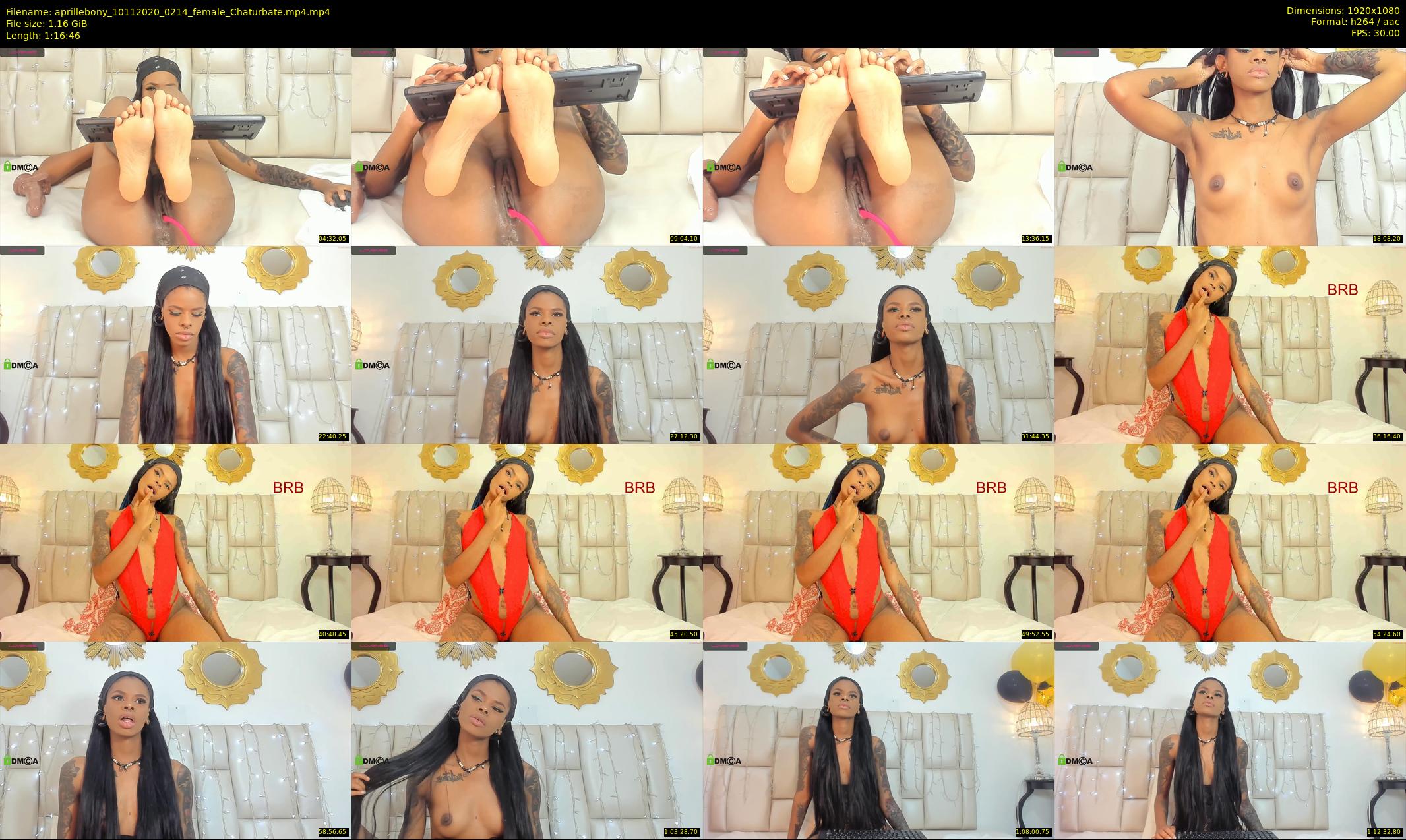 aprillebony — 77 minute Chaturbate female cam show recording, 1080p, Nov 10, 2020
