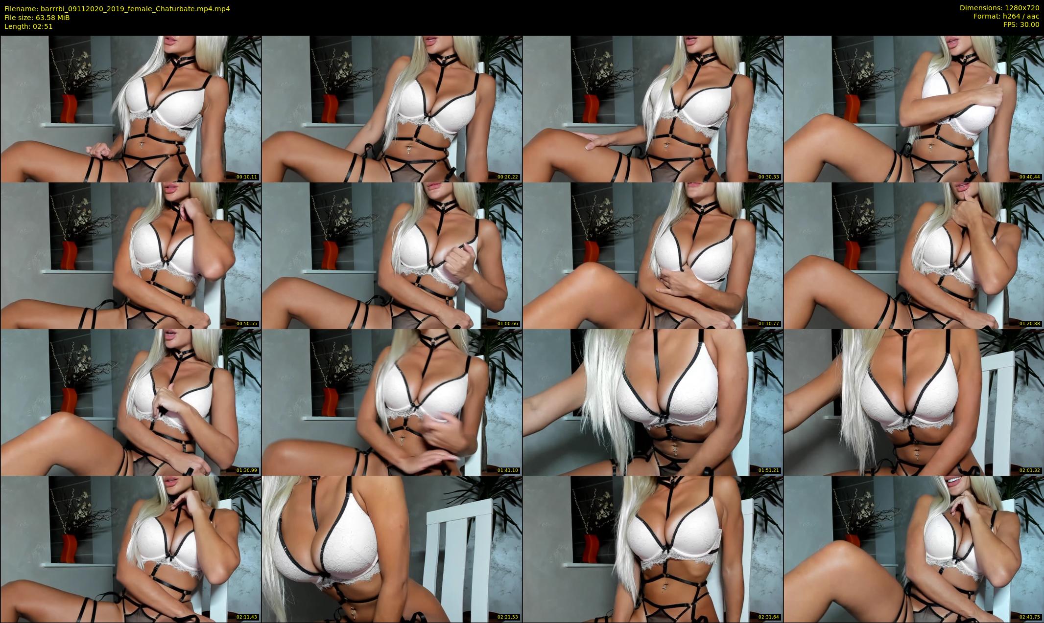 barrrbi — 3 minute Chaturbate female cam show recording, 720p, Nov 9, 2020