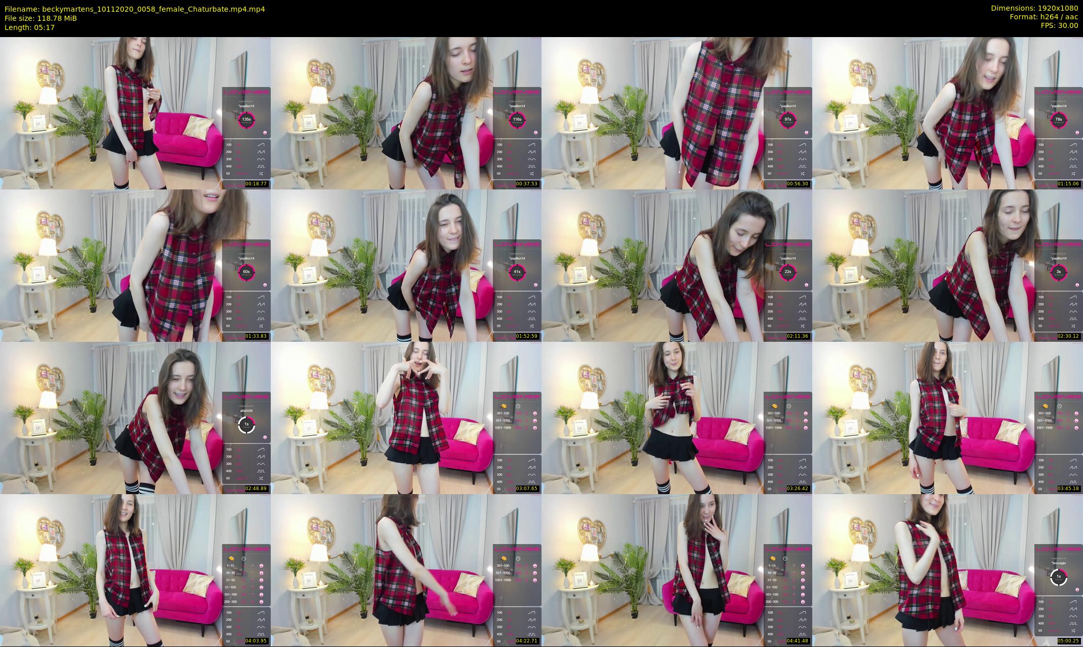 beckymartens — 6 minute Chaturbate female cam show recording, 1080p, Nov 10, 2020