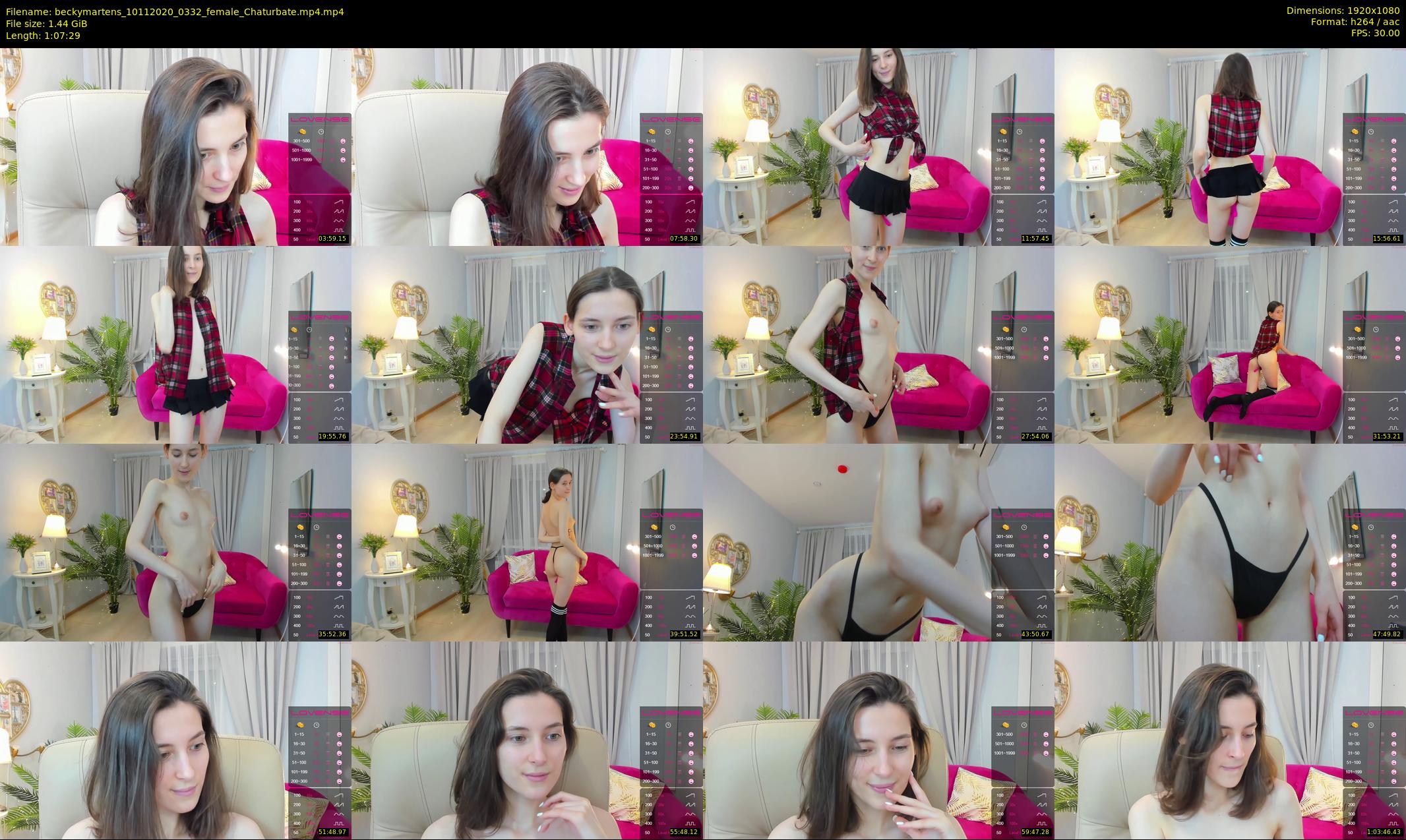 beckymartens — 68 minute Chaturbate female cam show recording, 1080p, Nov 10, 2020