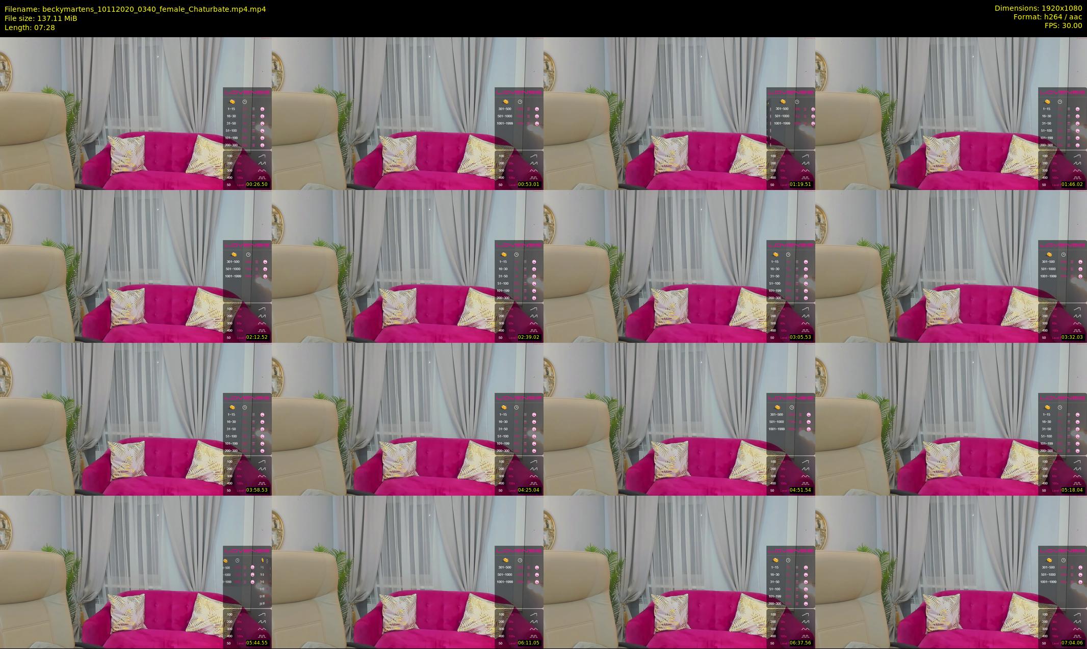 beckymartens — 8 minute Chaturbate female cam show recording, 1080p, Nov 10, 2020