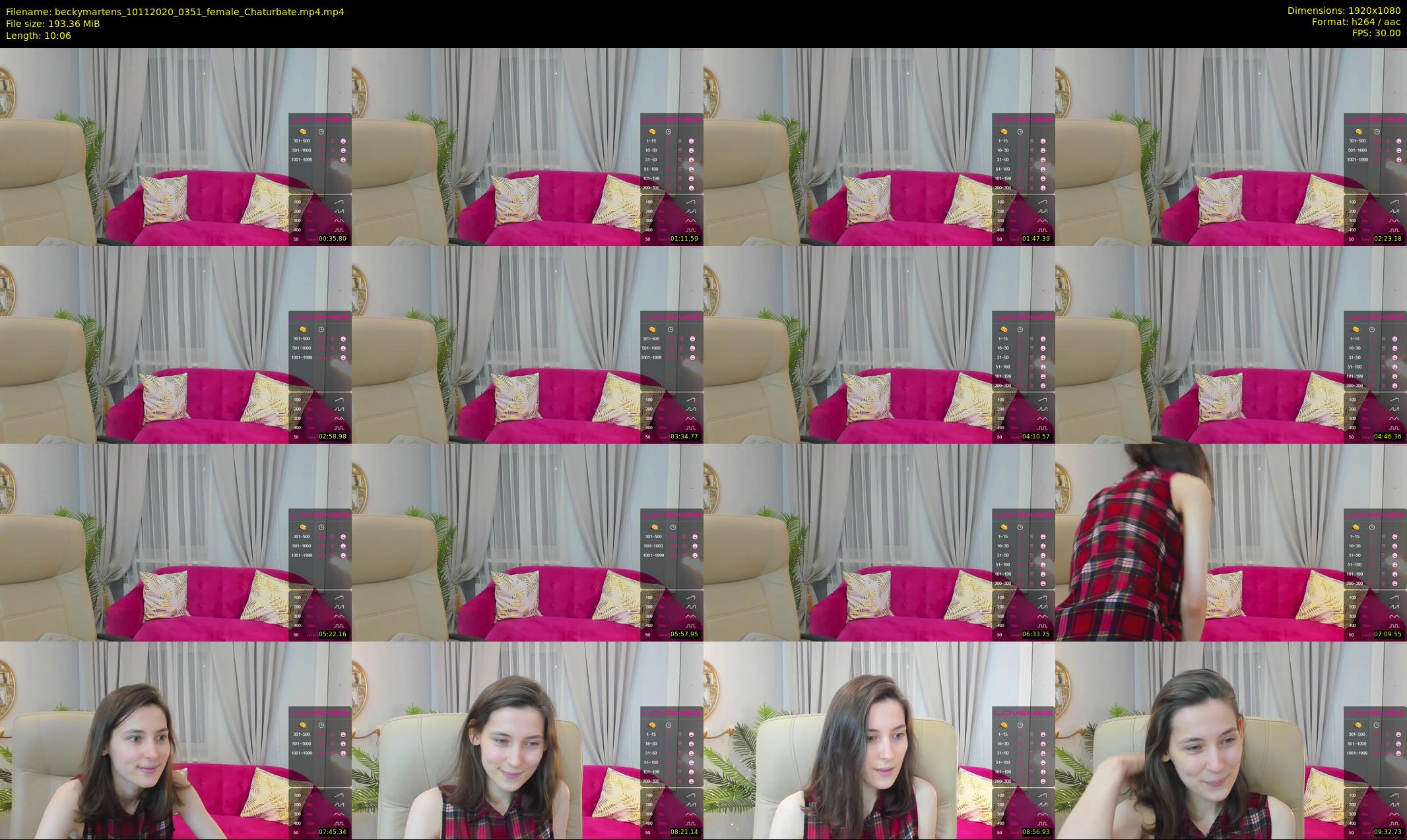 beckymartens — 11 minute Chaturbate female cam show recording, 1080p, Nov 10, 2020