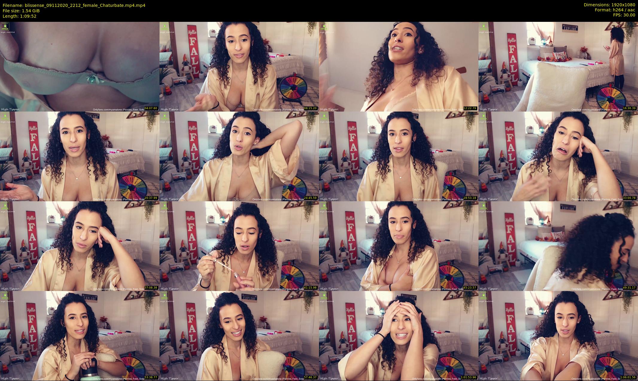 blissense — 70 minute Chaturbate female cam show recording, 1080p, Nov 9, 2020