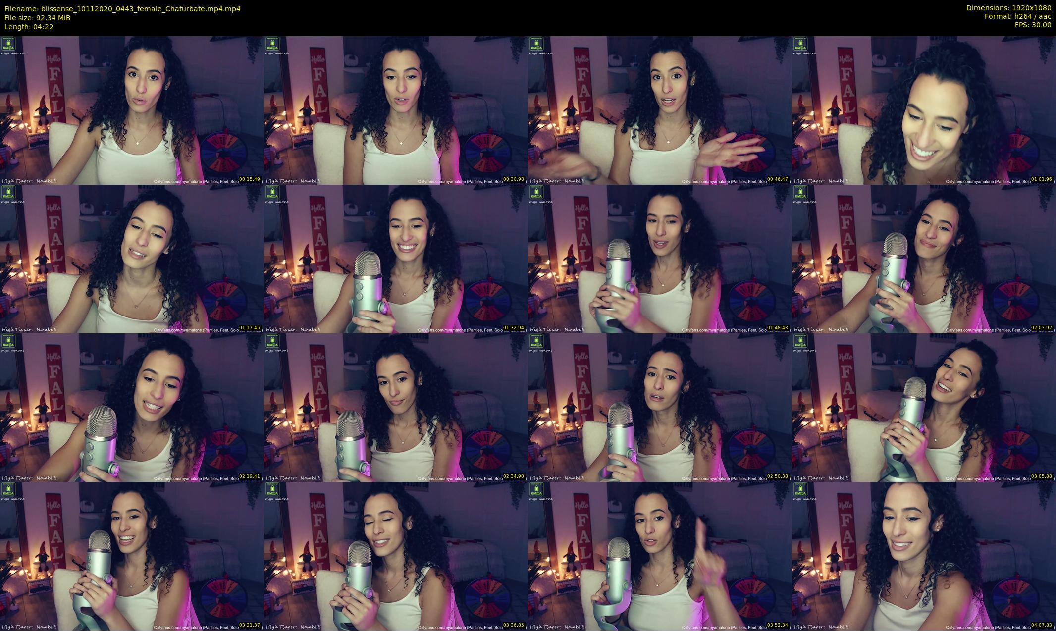 blissense — 5 minute Chaturbate female cam show recording, 1080p, Nov 10, 2020