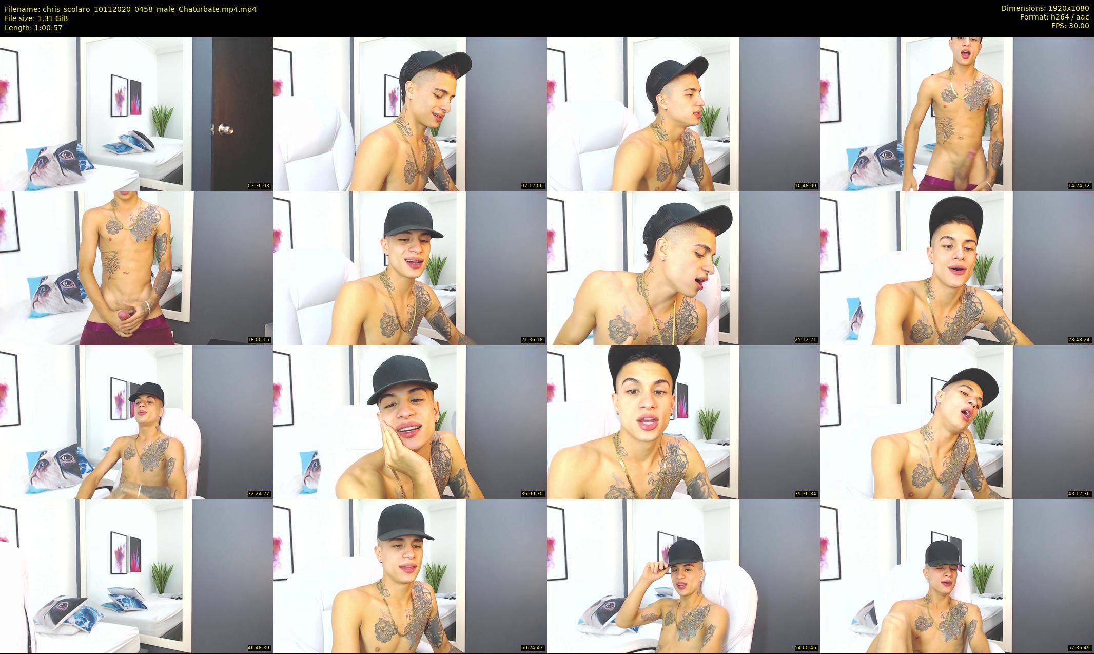 chris_scolaro — 61 minute Chaturbate male cam show recording, 1080p, Nov 10, 2020