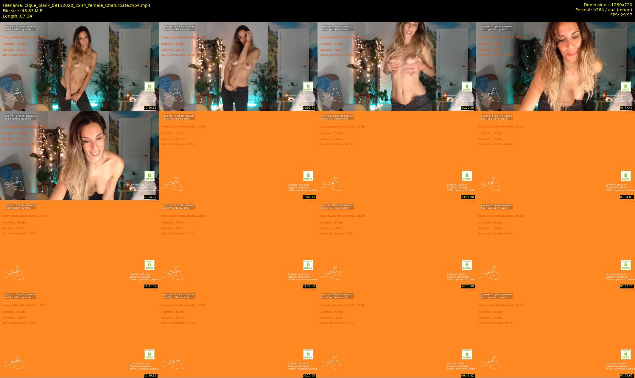 cique_black — 8 minute Chaturbate female cam show recording, 720p, Nov 9, 2020