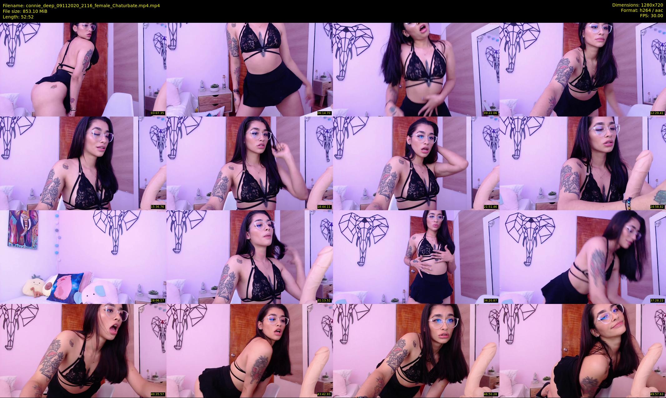 connie_deep — 53 minute Chaturbate female cam show recording, 720p, Nov 9, 2020