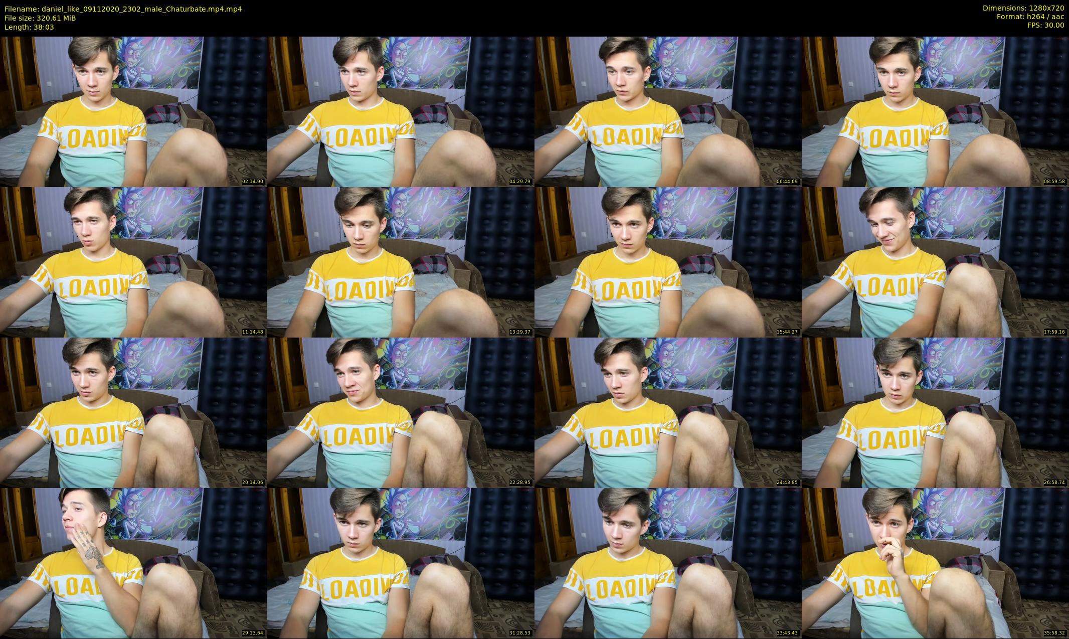 daniel_like — 39 minute Chaturbate male cam show recording, 720p, Nov 9, 2020