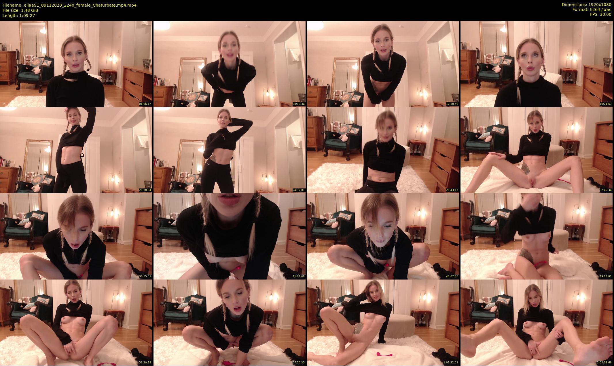 ellaa91 — 70 minute Chaturbate female cam show recording, 1080p, Nov 9, 2020