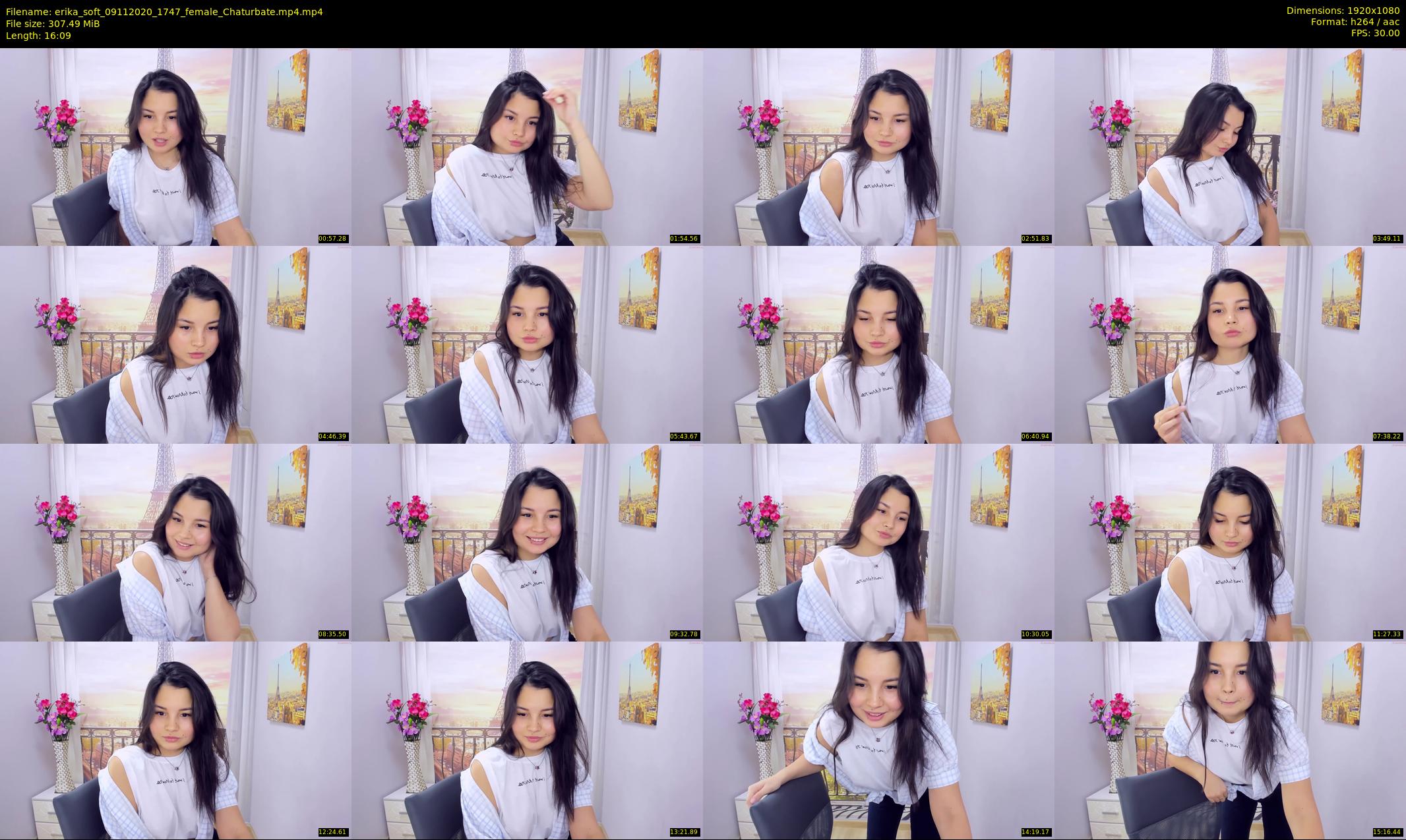 erika_soft — 17 minute Chaturbate female cam show recording, 1080p, Nov 9, 2020