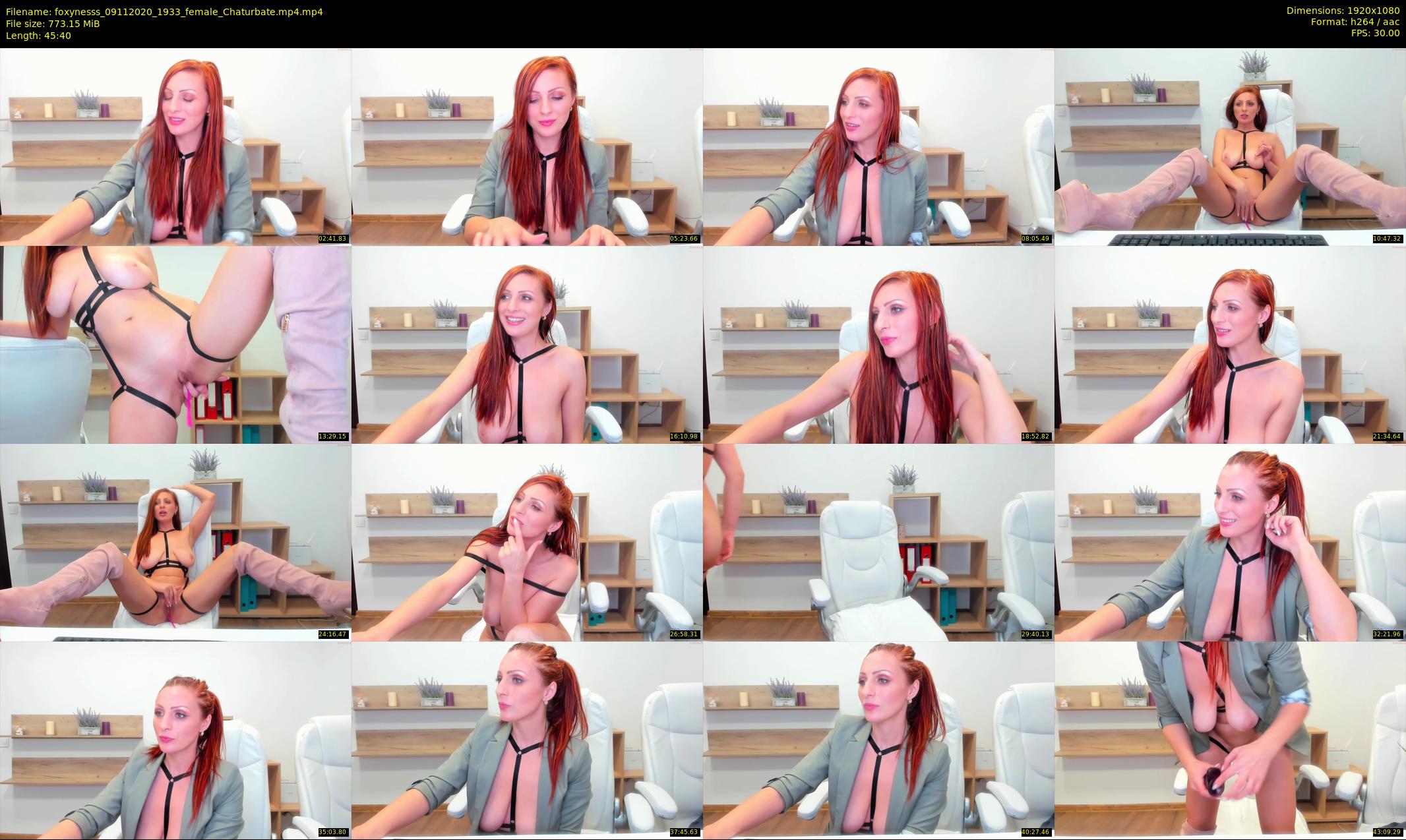 foxynesss — 46 minute Chaturbate female cam show recording, 1080p, Nov 9, 2020