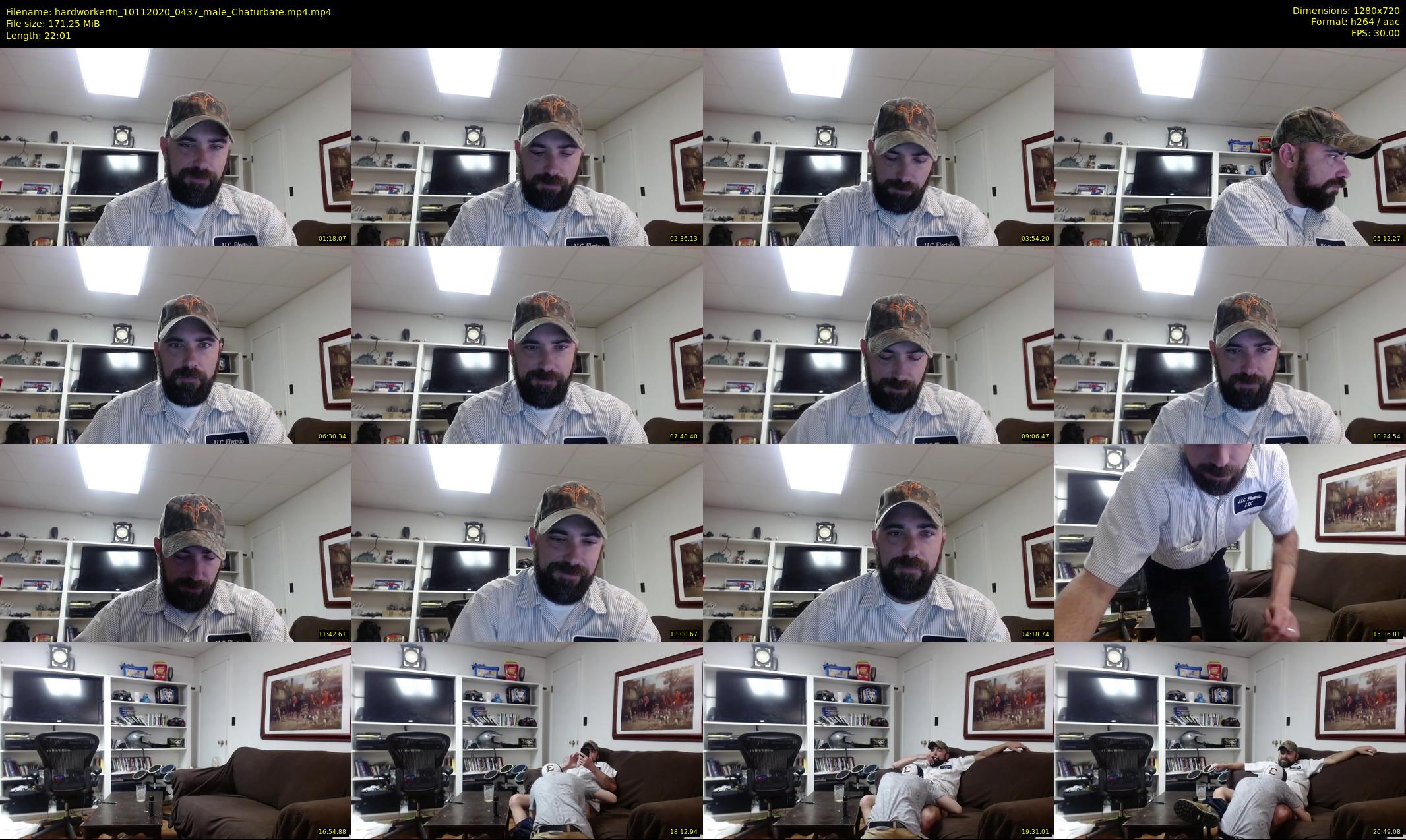 hardworkertn — 23 minute Chaturbate male cam show recording, 720p, Nov 10, 2020